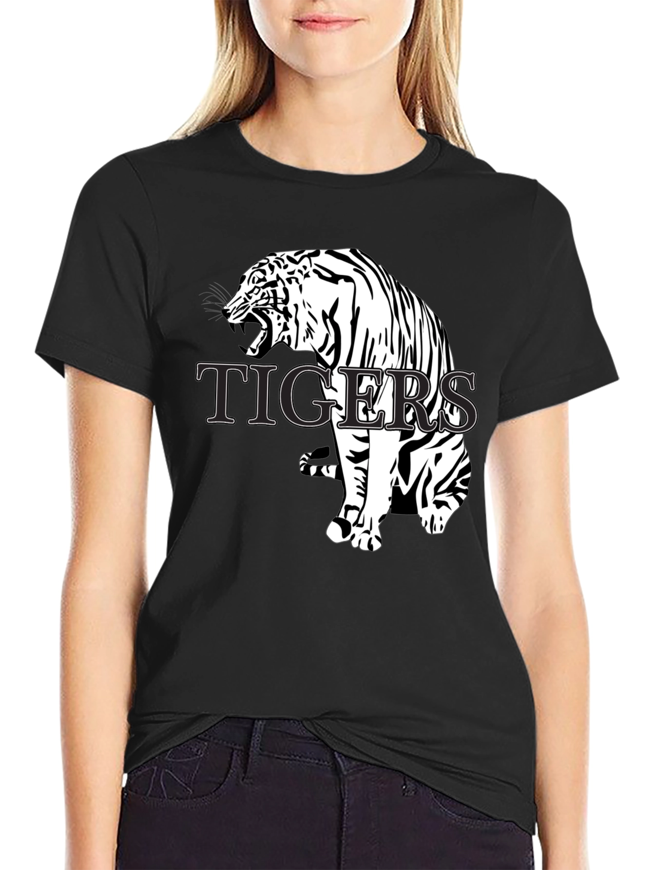 Tiger Graphic T-Shirt - Bold Animal Print Tee