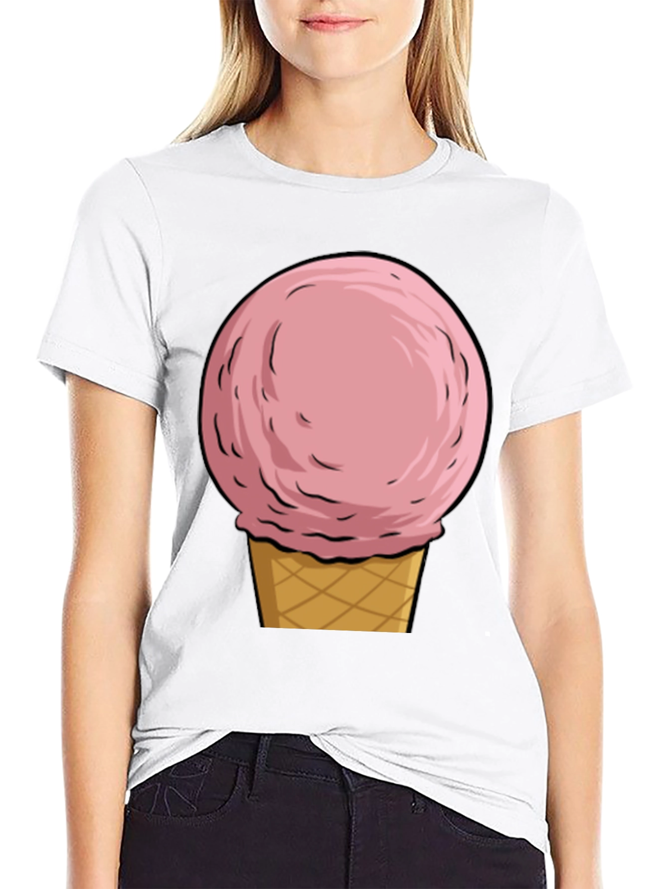 Ice Cream Graphic Tee - Summer Fun