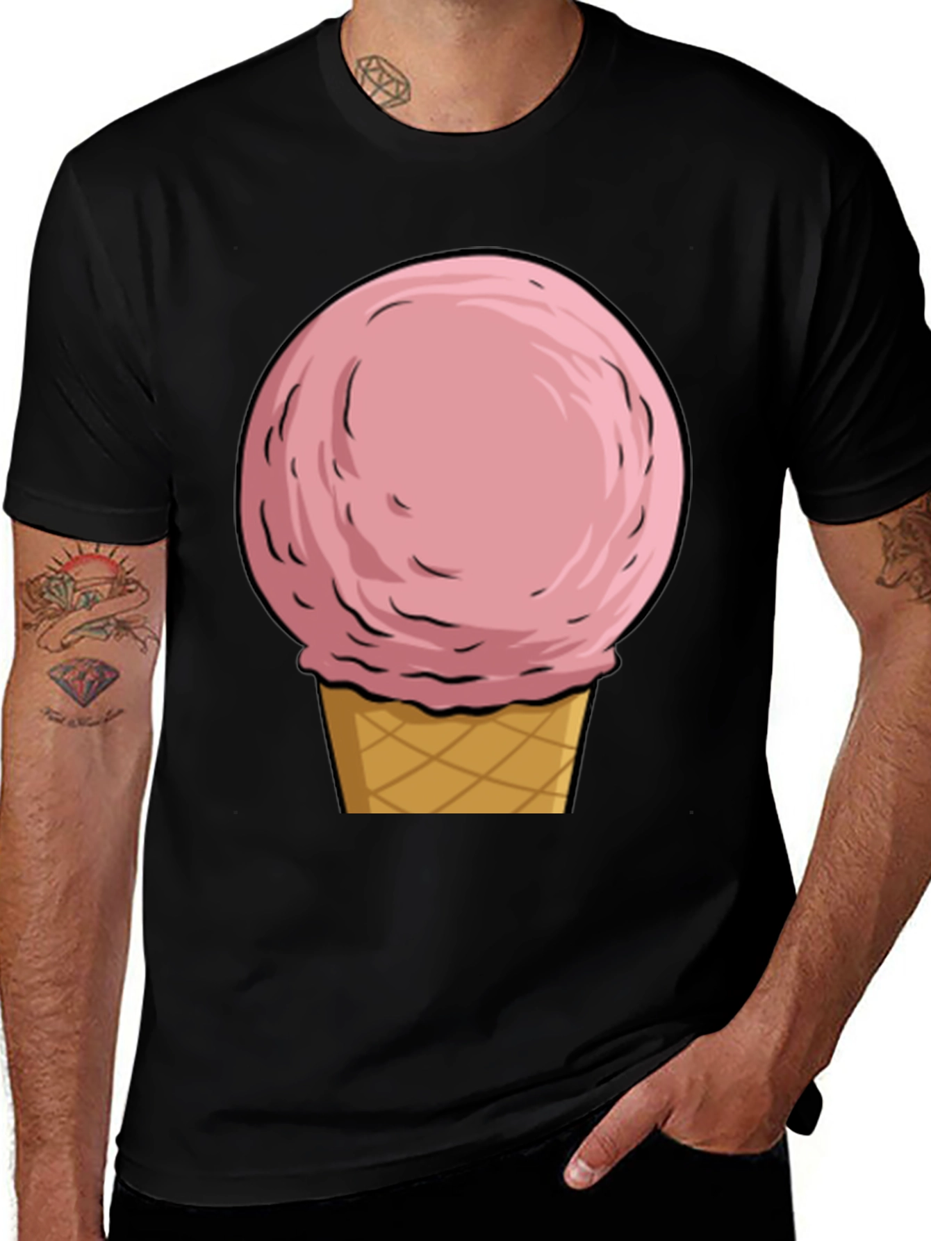Ice Cream Graphic Tee - Summer Fun