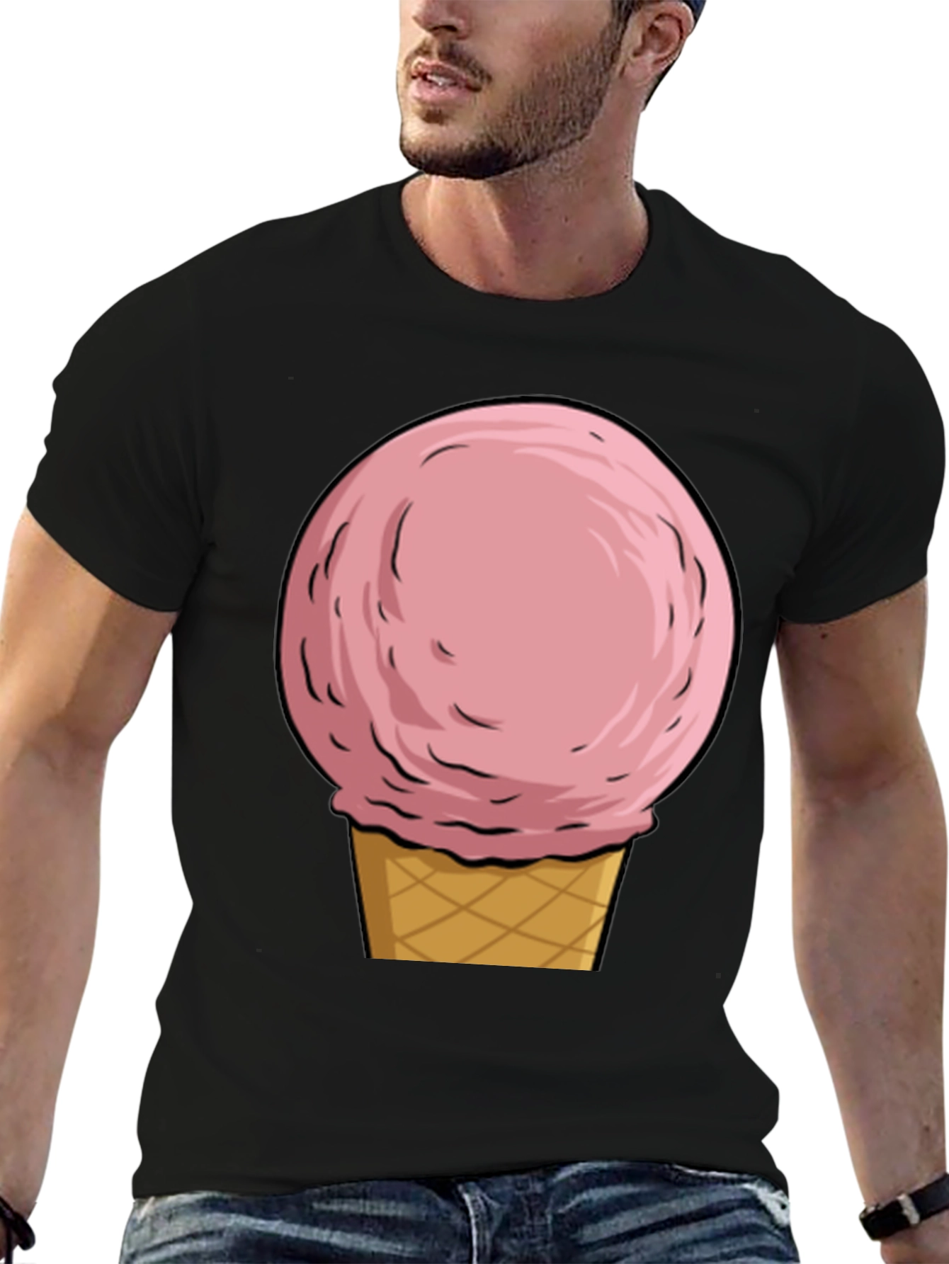 Ice Cream Graphic Tee - Summer Fun