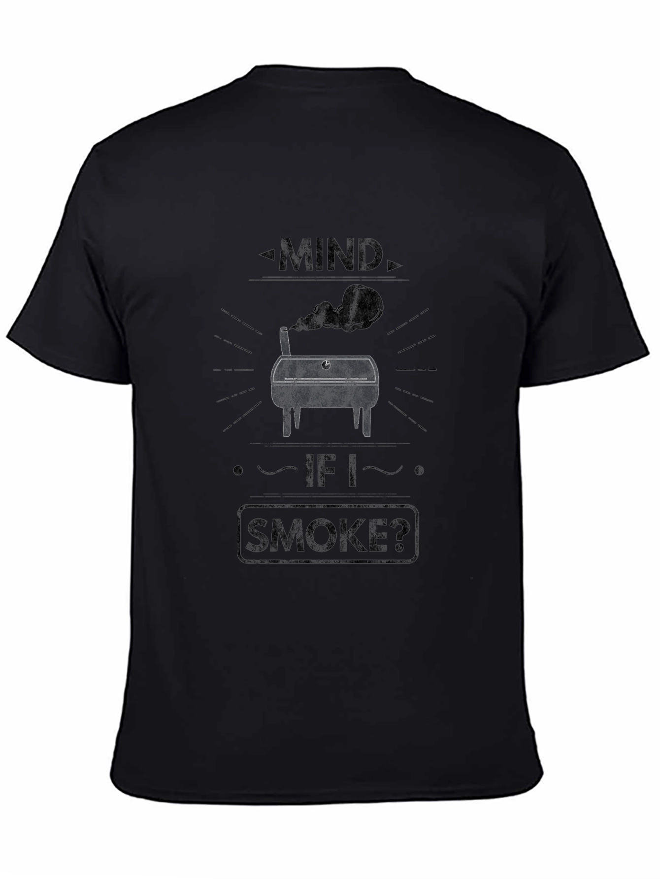 Mind If I Smoke? BBQ Graphic T-Shirt