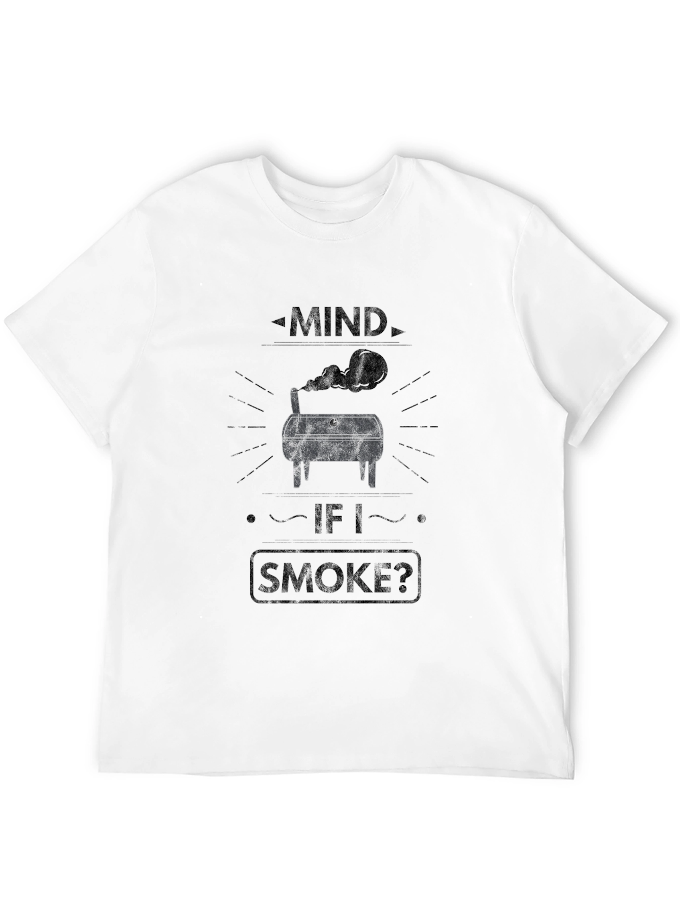 Mind If I Smoke? BBQ Graphic T-Shirt