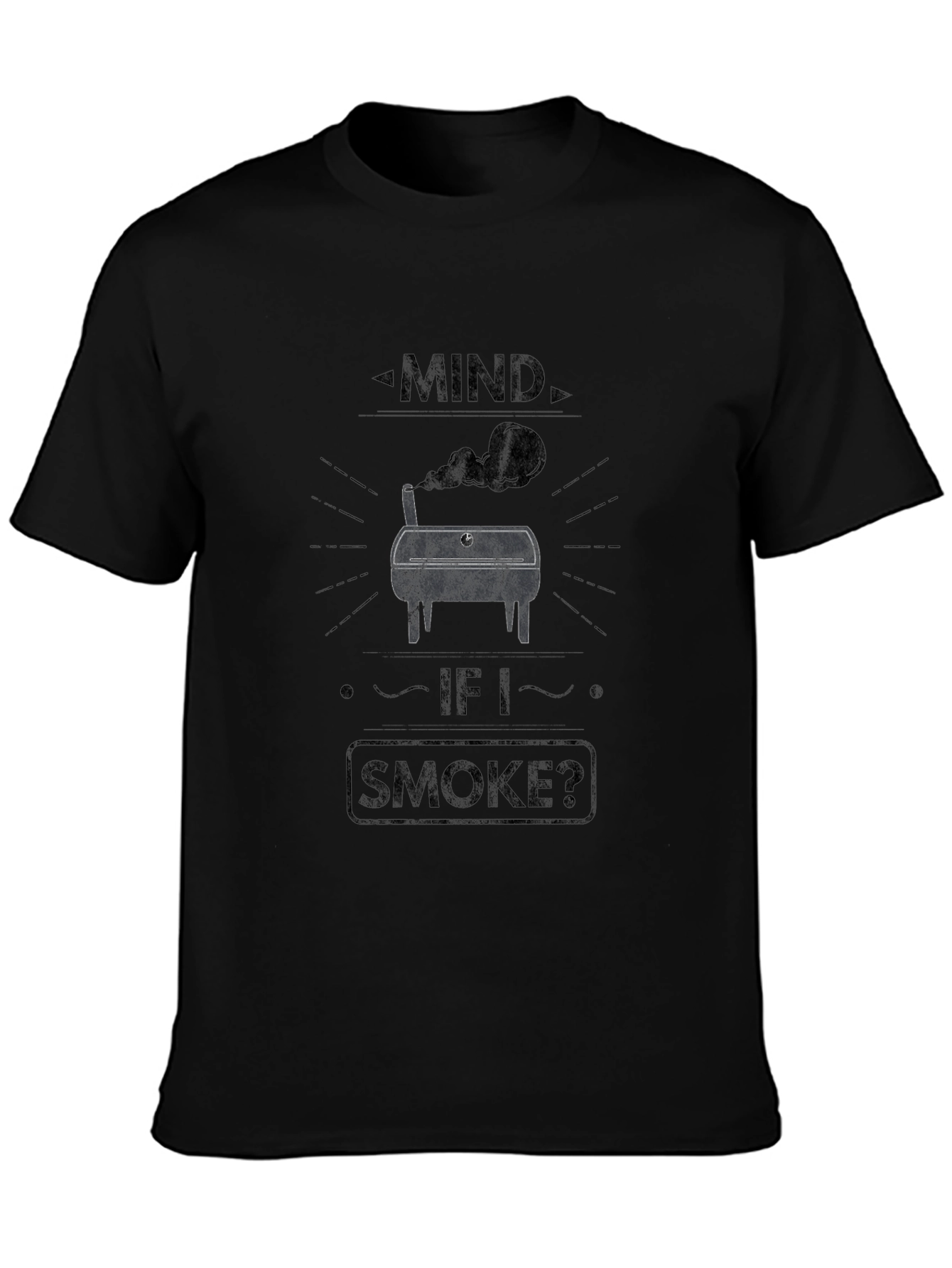 Mind If I Smoke? BBQ Graphic T-Shirt