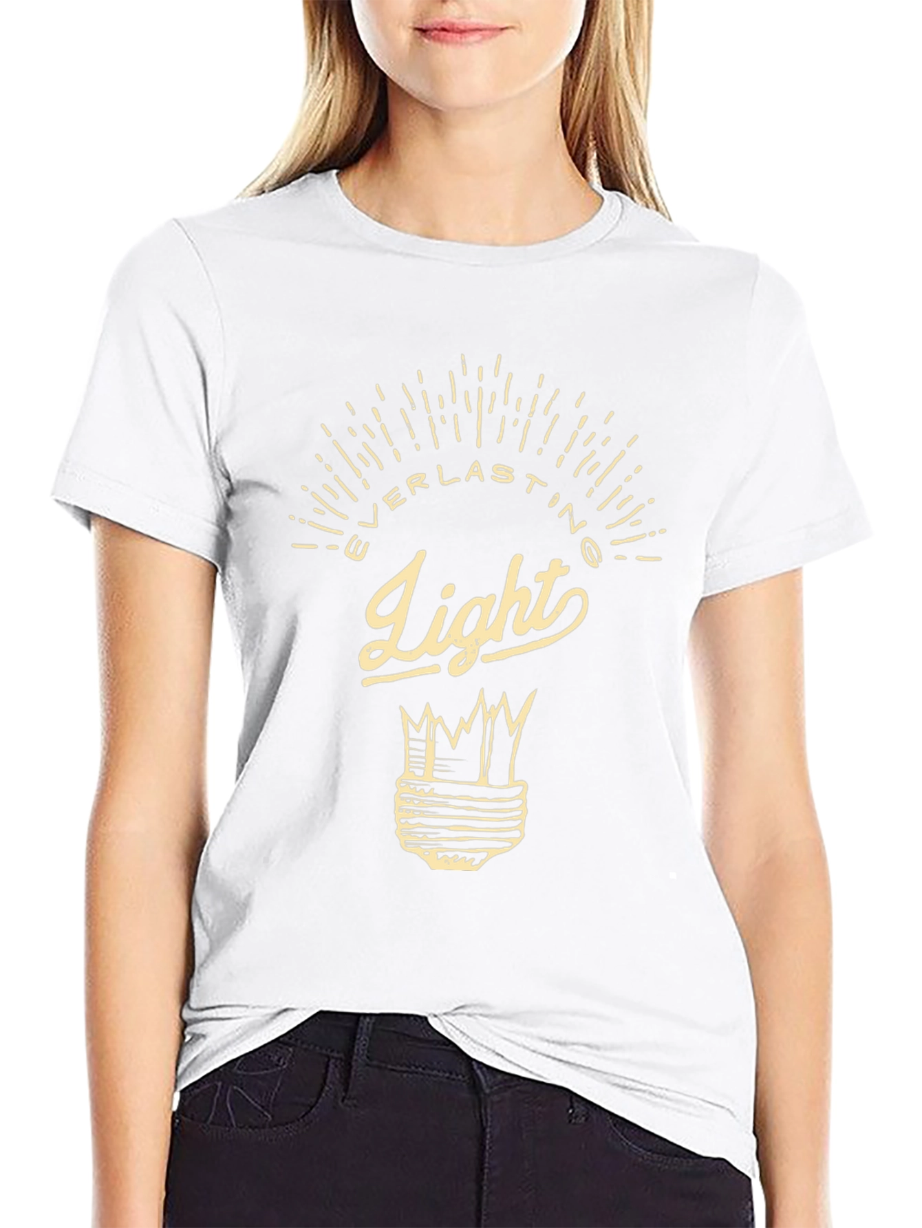 Everlasting Light Graphic Tee - Unique Design