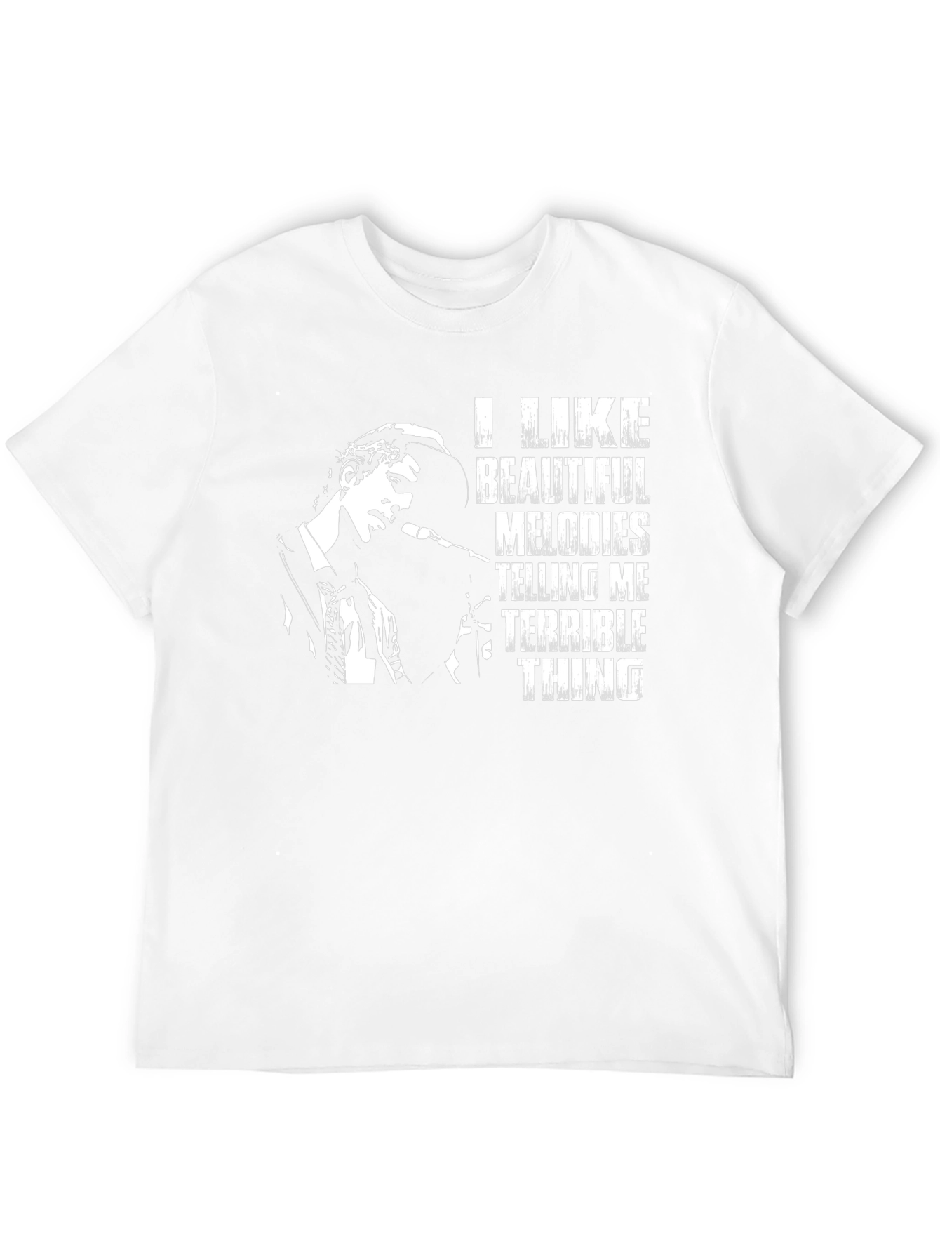 I Like Beautiful Melodies Black T-Shirt