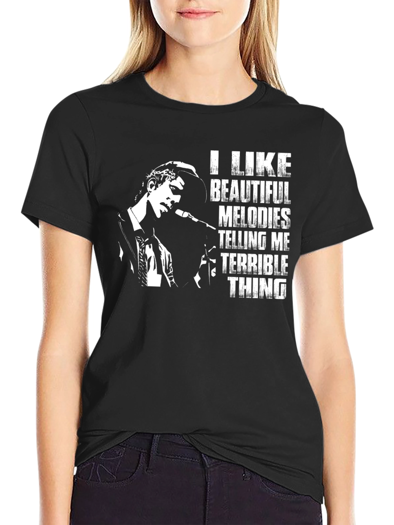 I Like Beautiful Melodies Black T-Shirt