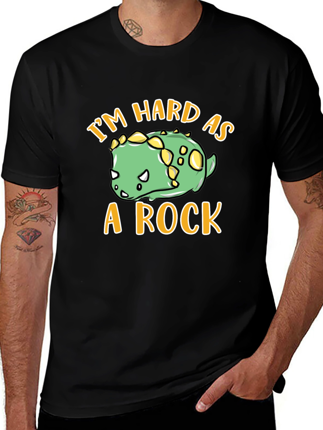 Im Hard As A Rock Dino T-Shirt
