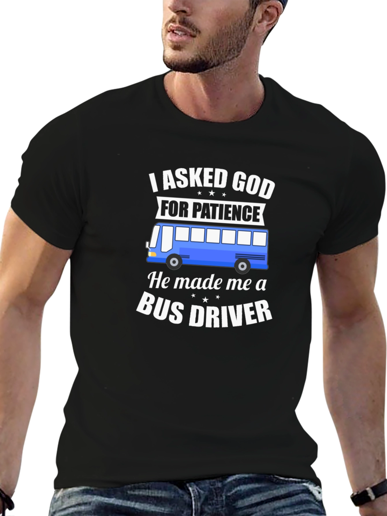 Funny Bus Driver Graphic T-Shirt