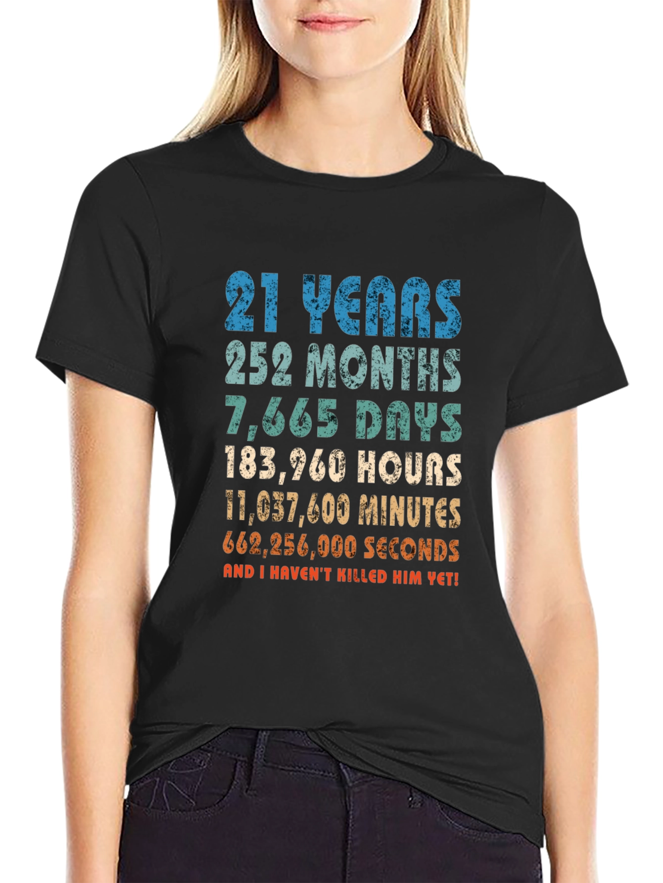 21st Birthday Gag Gift T-Shirt - Funny Anniversary