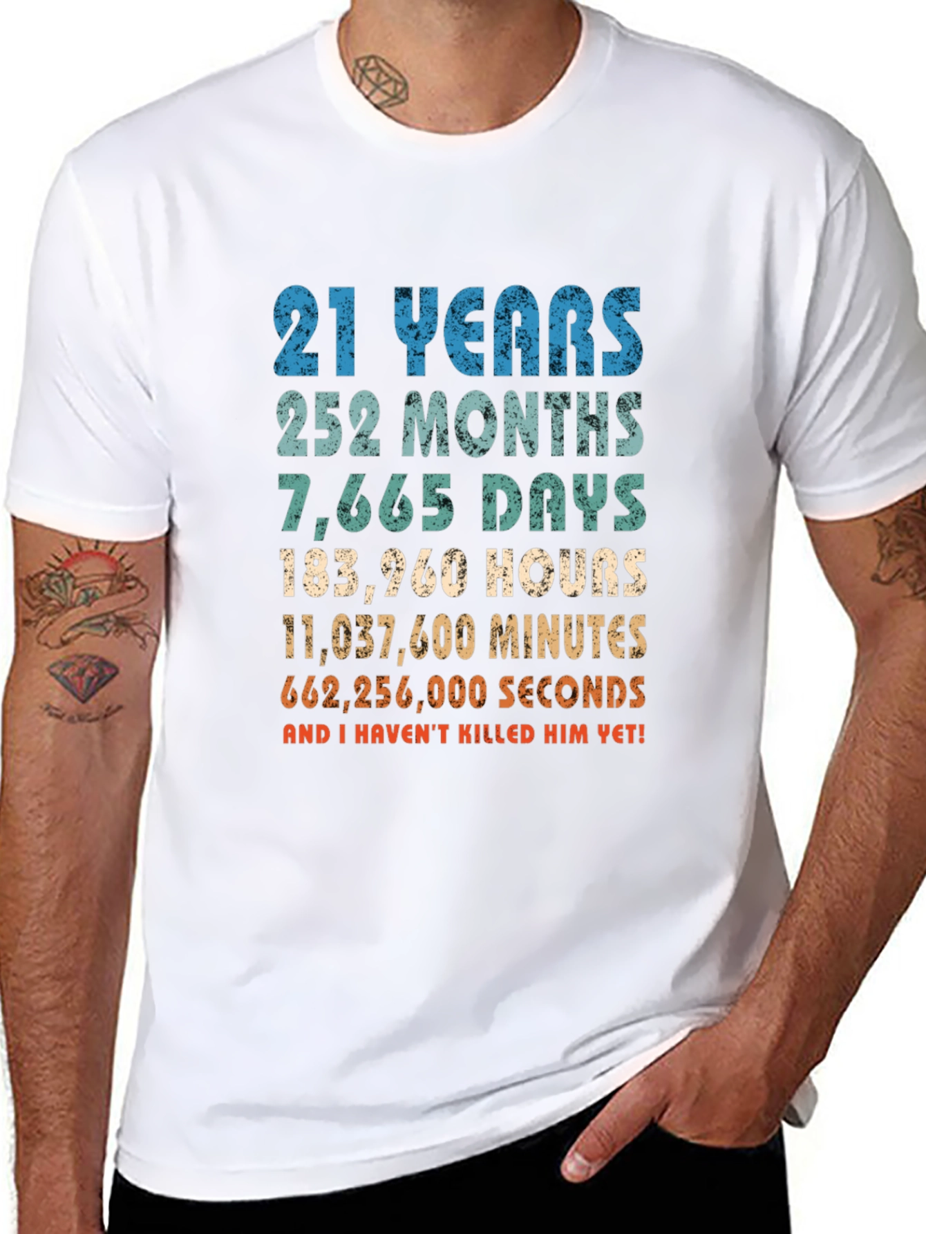 21st Birthday Gag Gift T-Shirt - Funny Anniversary