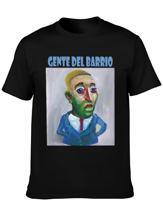 Gente Del Barrio Graphic Tee - Quirky Art T-Shirt