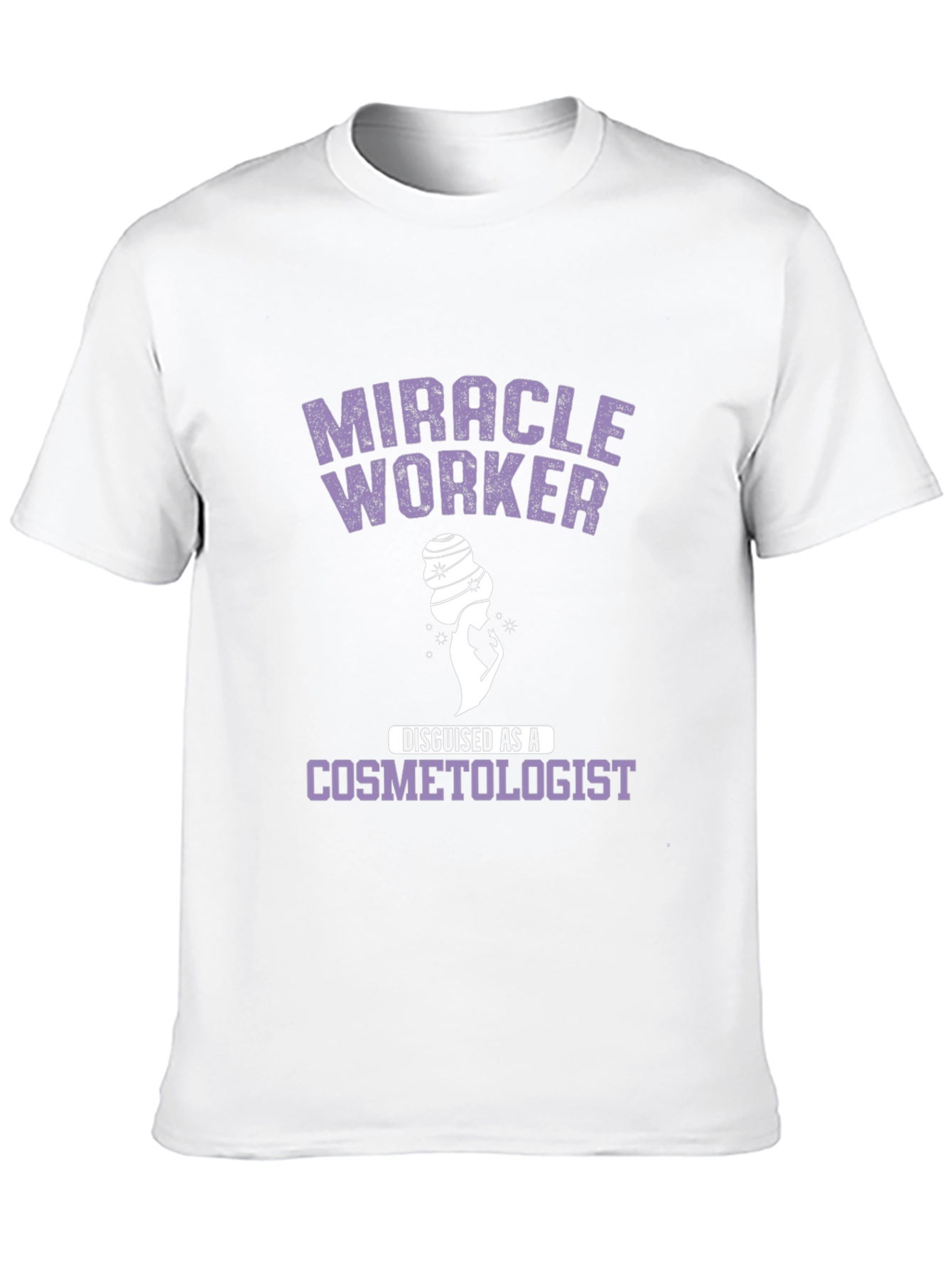 Miracle Worker Cosmetologist Black Graphic Tee