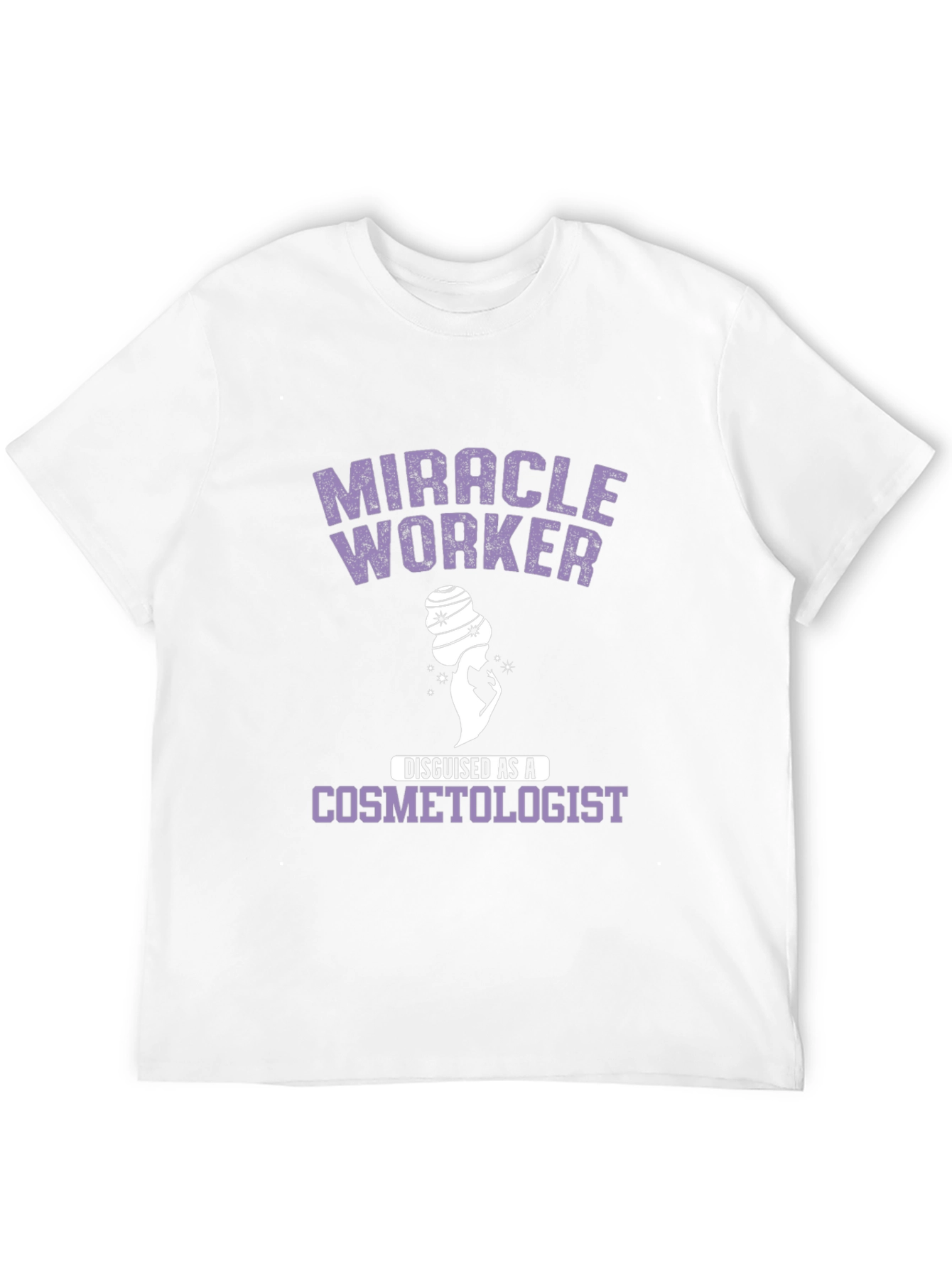 Miracle Worker Cosmetologist Black Graphic Tee