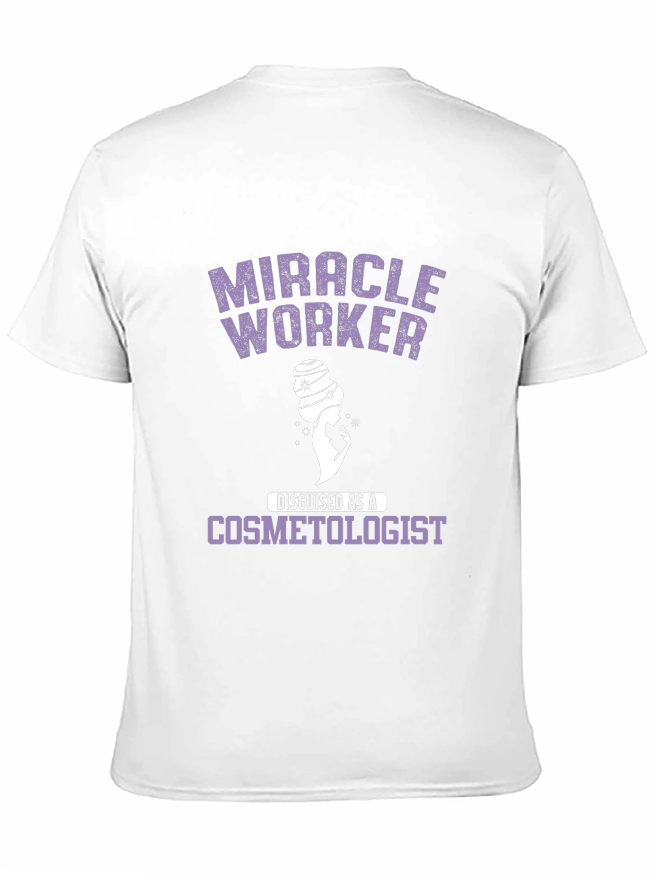 Miracle Worker Cosmetologist Black Graphic Tee