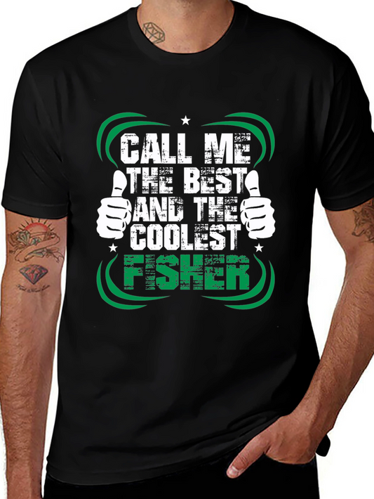 Best Fisher Graphic T-Shirt - Fishing Lover Tee