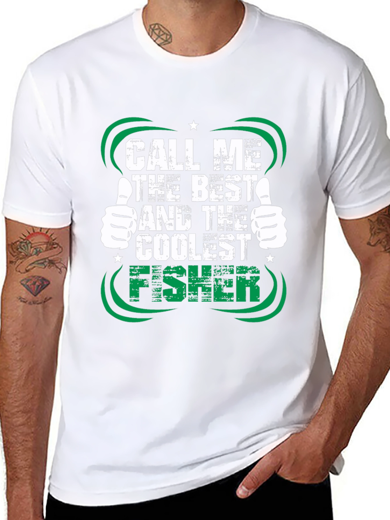Best Fisher Graphic T-Shirt - Fishing Lover Tee