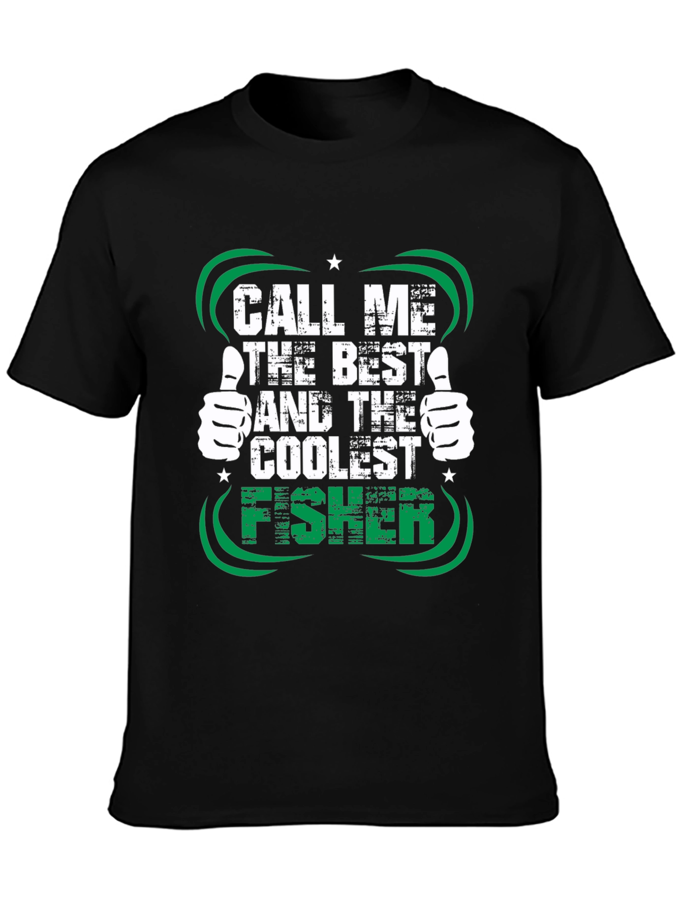 Best Fisher Graphic T-Shirt - Fishing Lover Tee