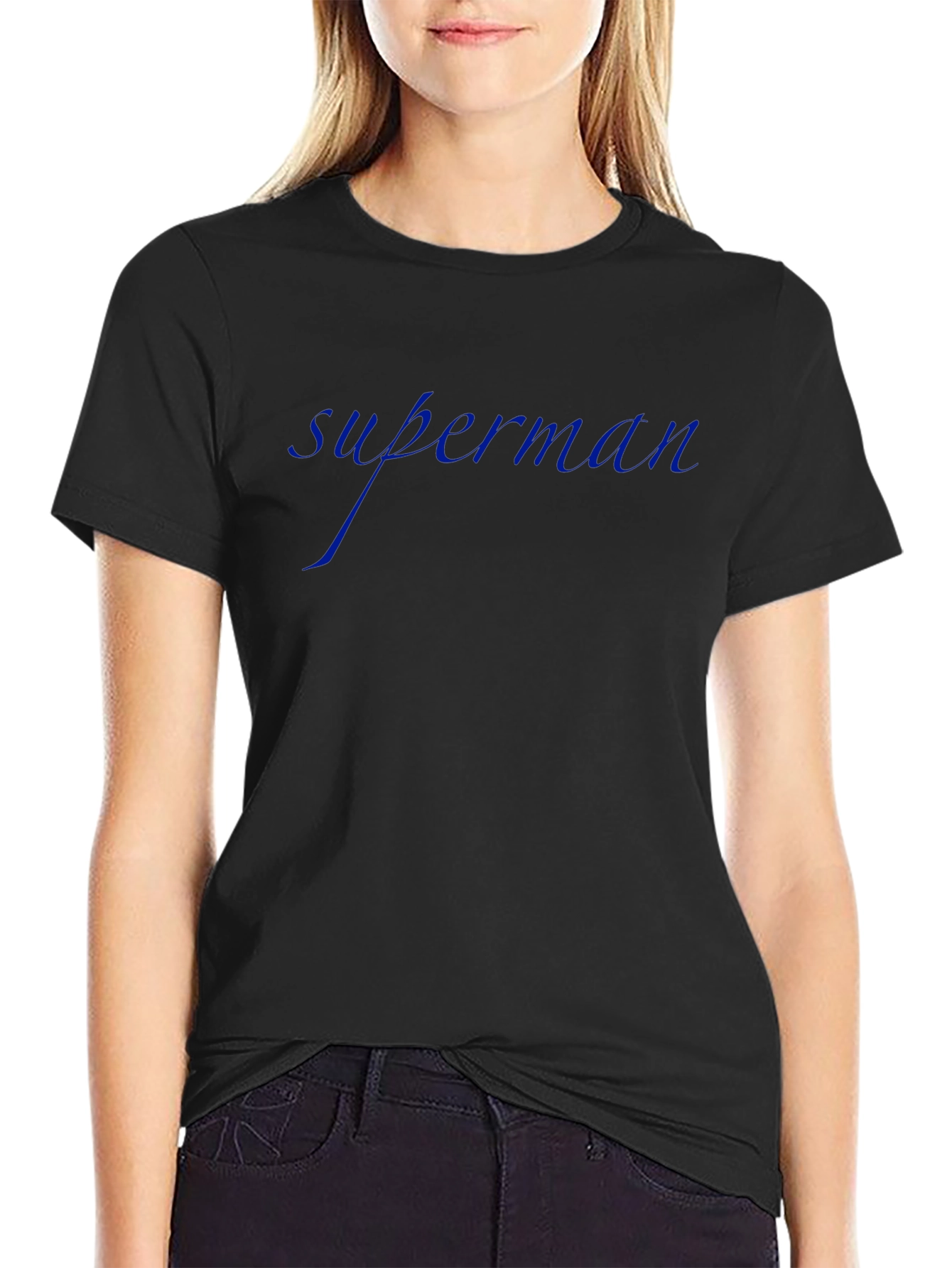 Superman Graphic Tee - Mens Black T-Shirt