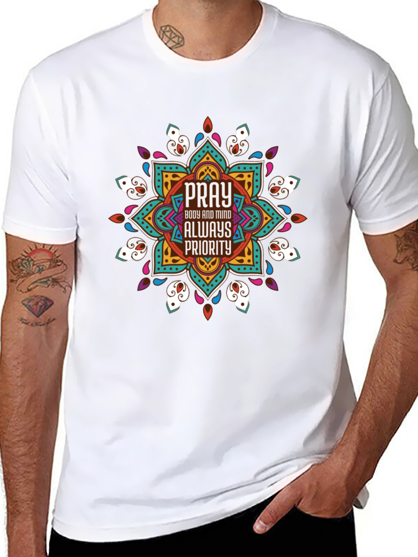 Pray Body and Mind Graphic Tee