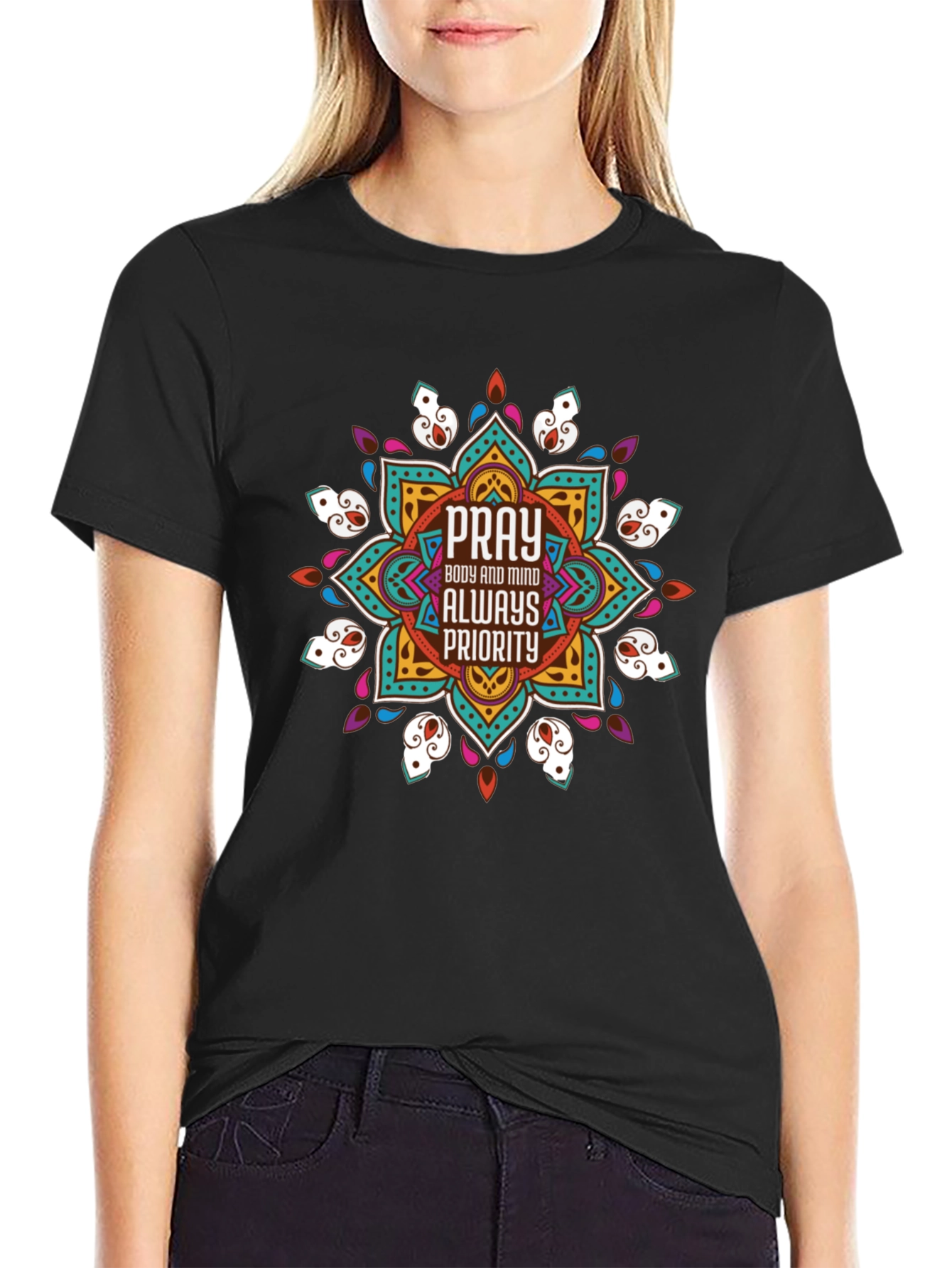 Pray Body and Mind Graphic Tee