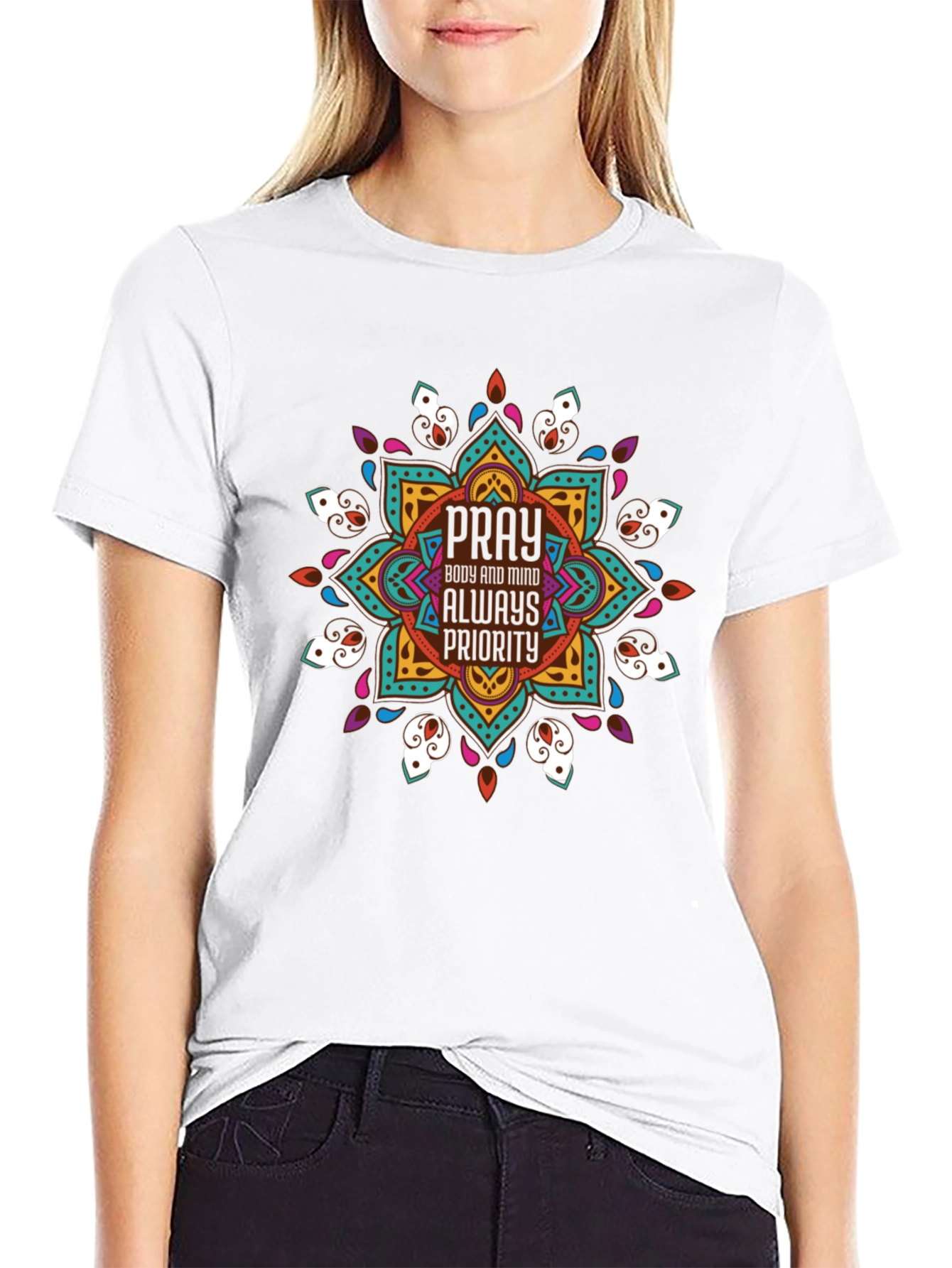 Pray Body and Mind Graphic Tee