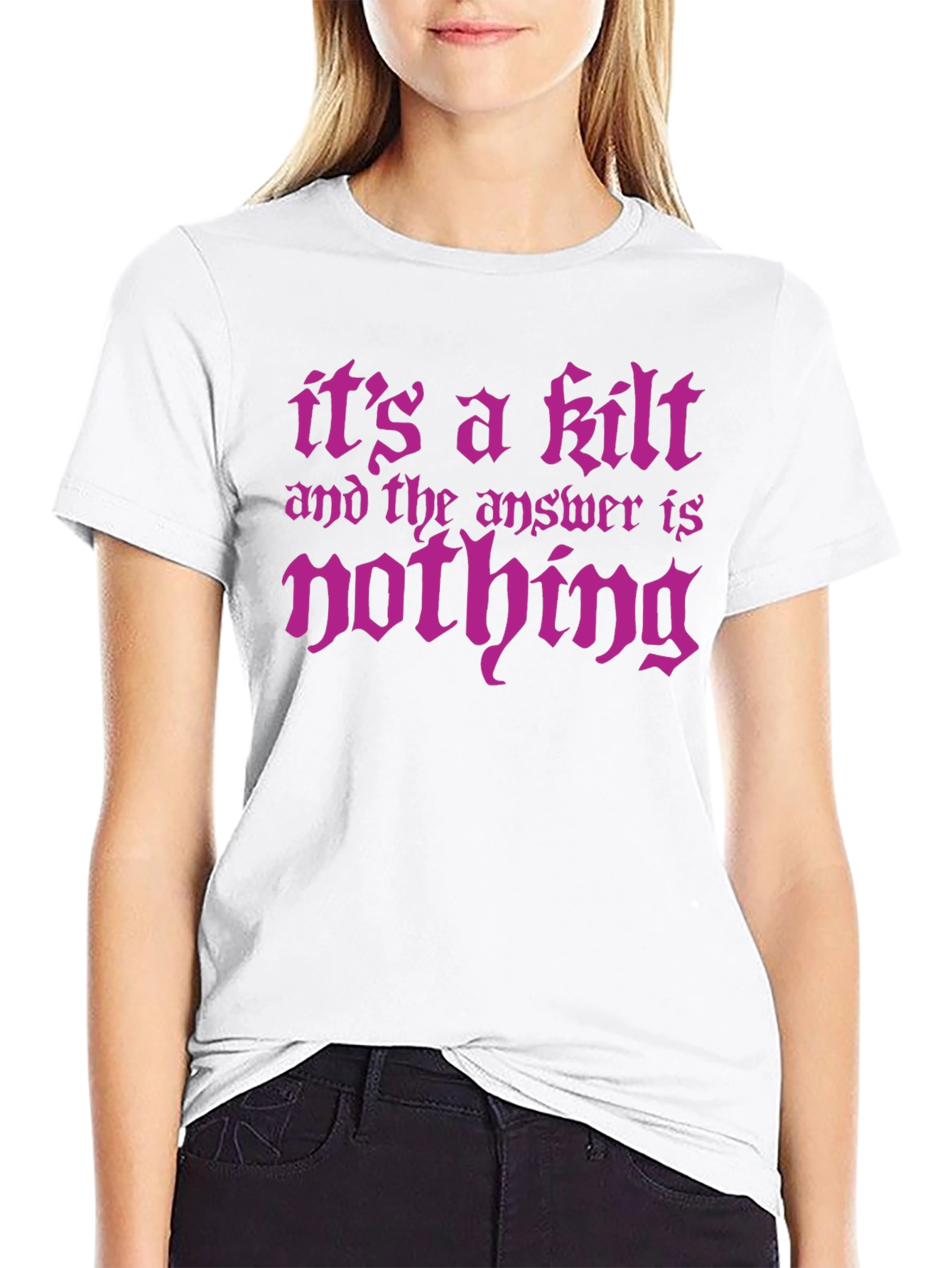 Humorous Kilt T-Shirt - Its a Kilt!