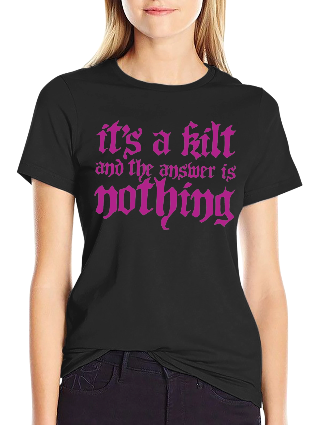 Humorous Kilt T-Shirt - Its a Kilt!
