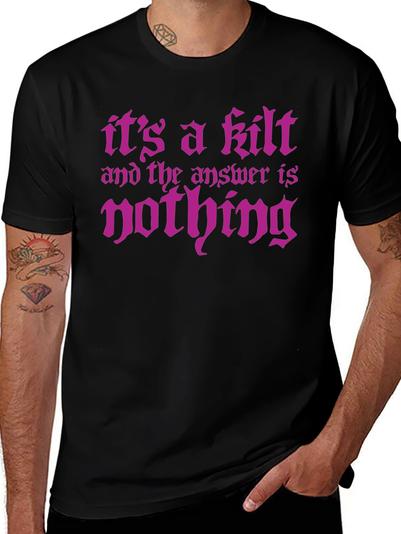 Humorous Kilt T-Shirt - Its a Kilt!