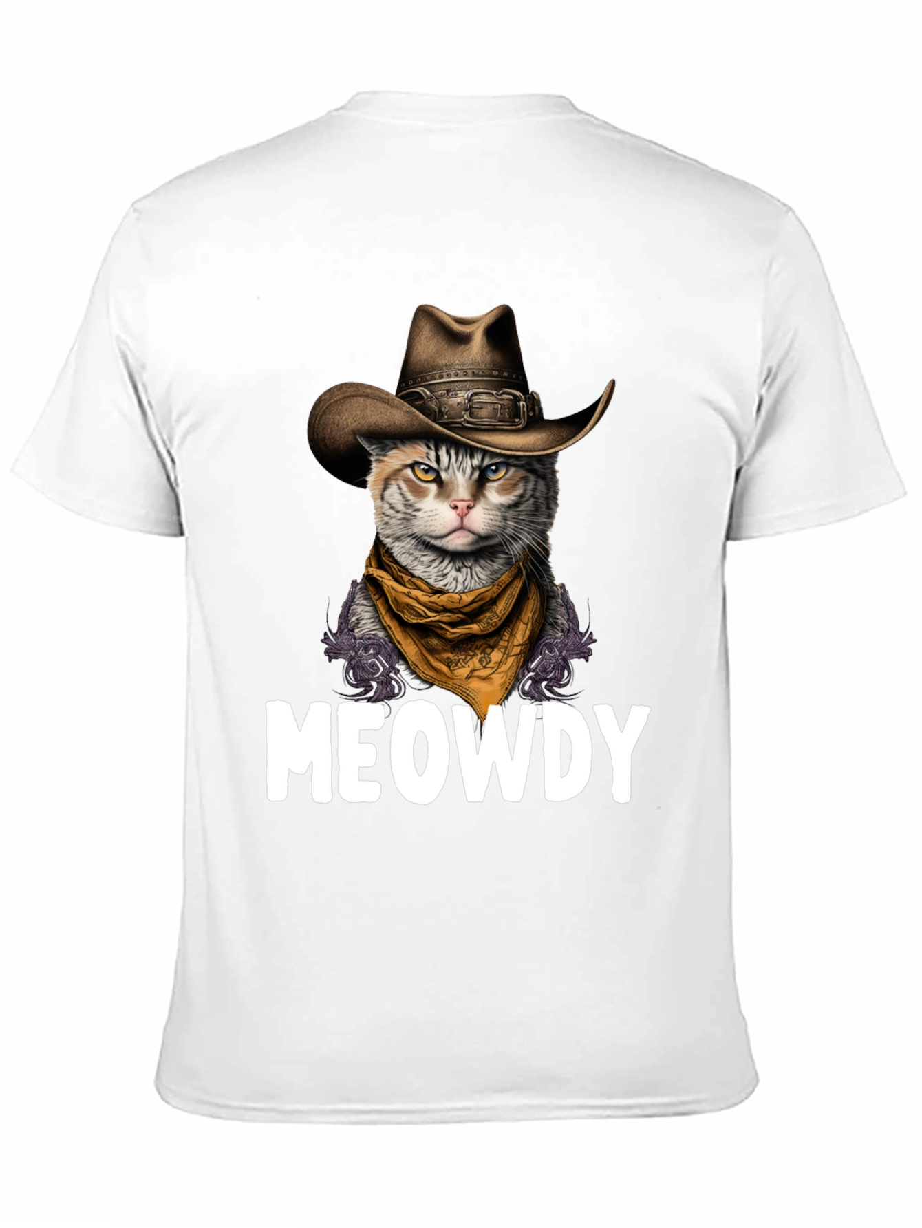 Meowdy Cat Cowboy T-Shirt
