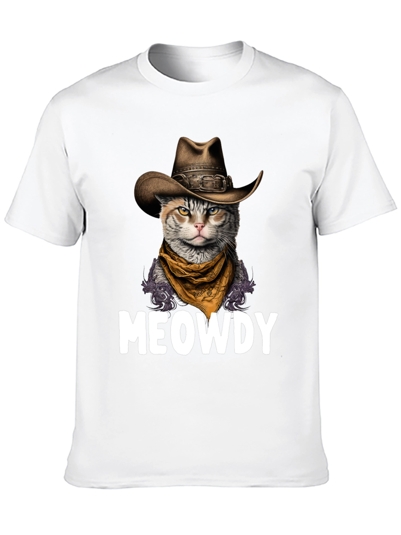 Meowdy Cat Cowboy T-Shirt