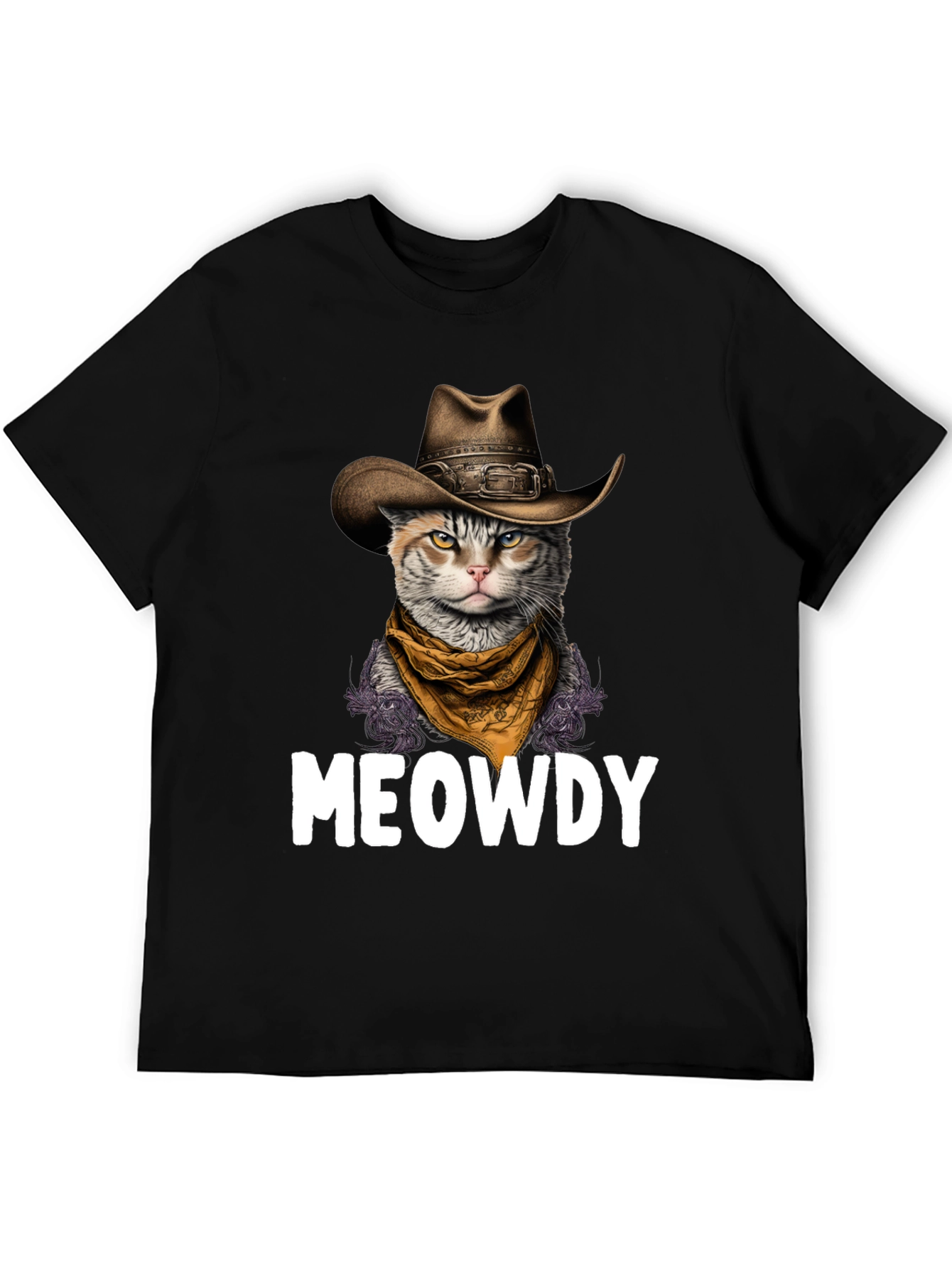 Meowdy Cat Cowboy T-Shirt