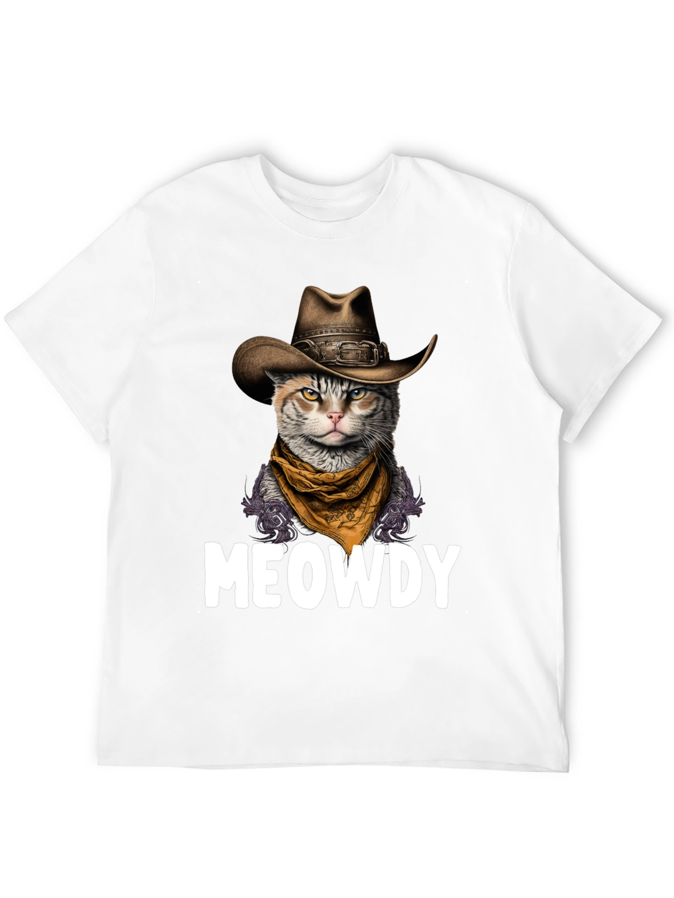 Meowdy Cat Cowboy T-Shirt