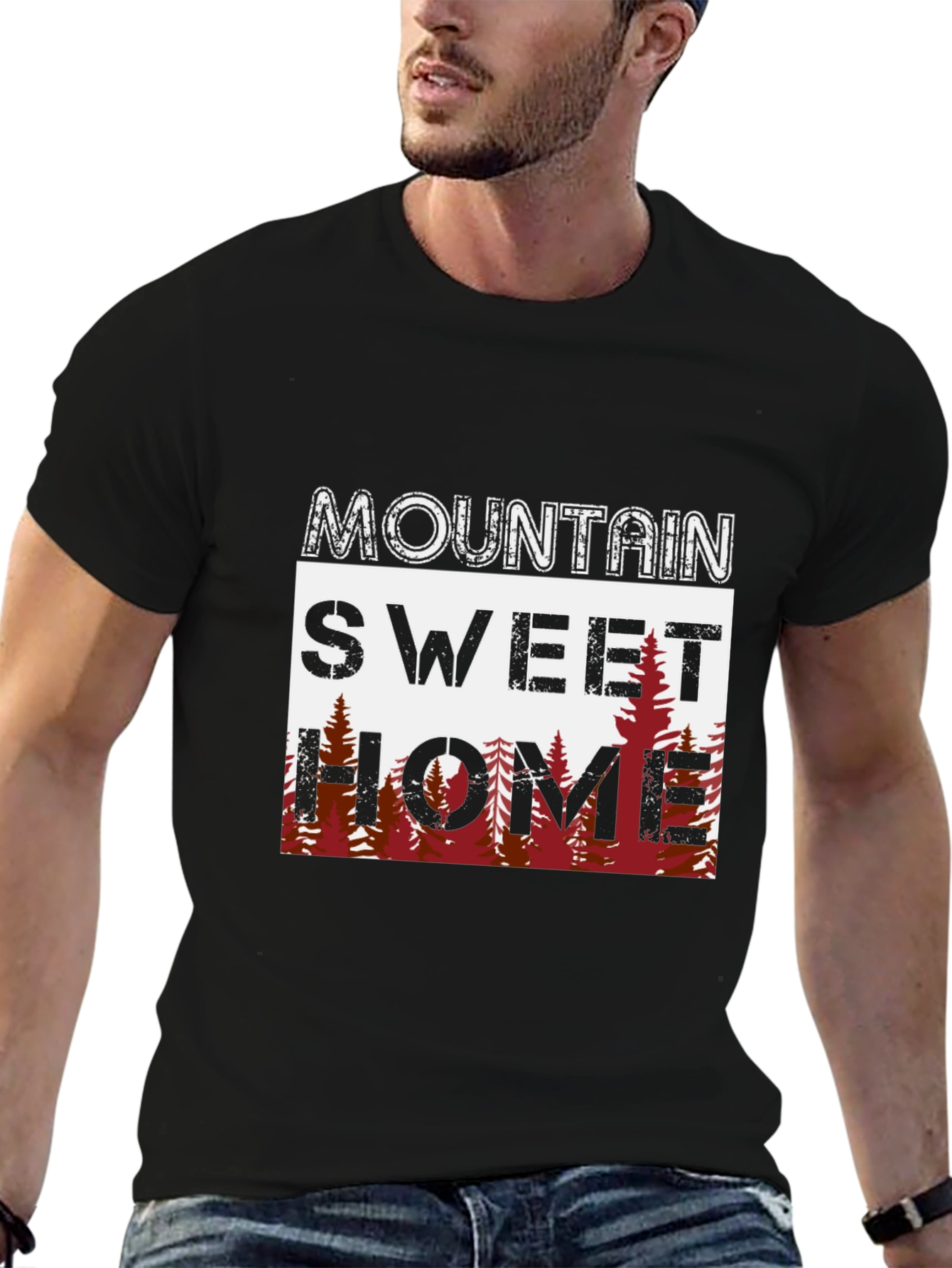 Mountain Sweet Home Graphic T-Shirt