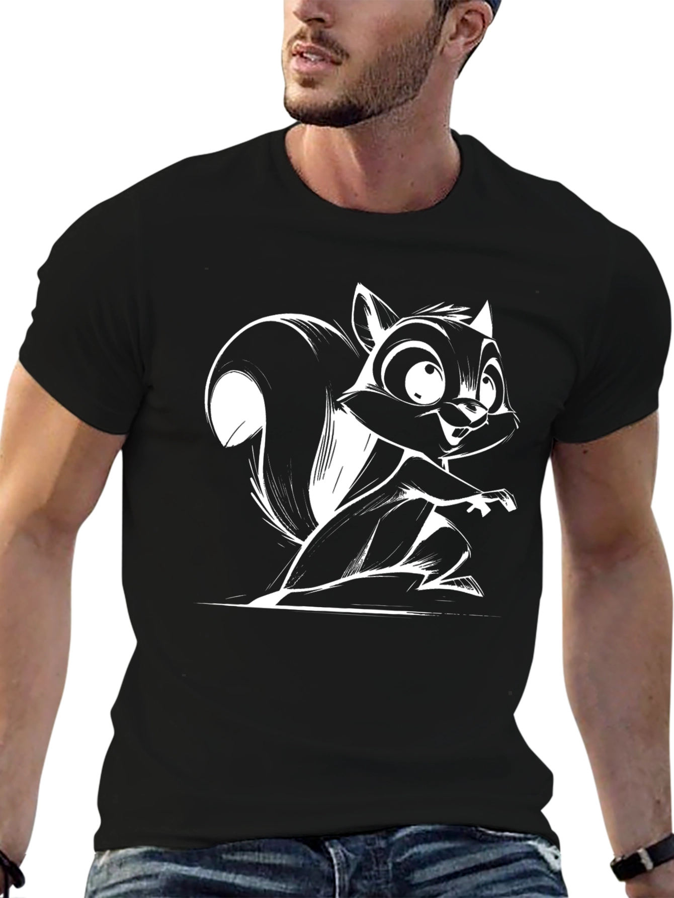 Black Squirrel Graphic Tee
