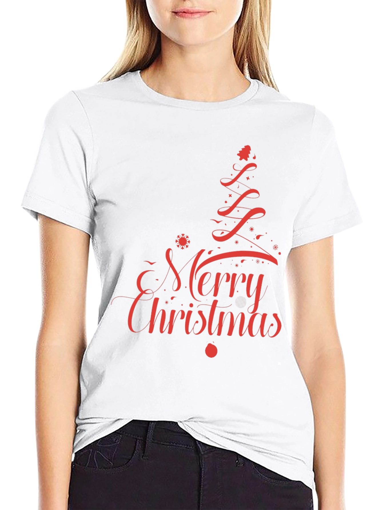 Merry Christmas Graphic Tee - Holiday T-Shirt