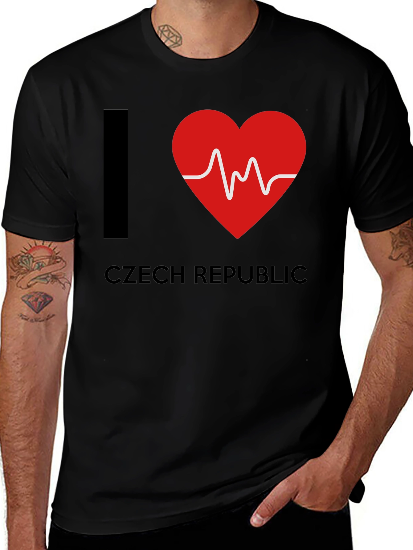 I Heart Czech Republic Graphic T-Shirt