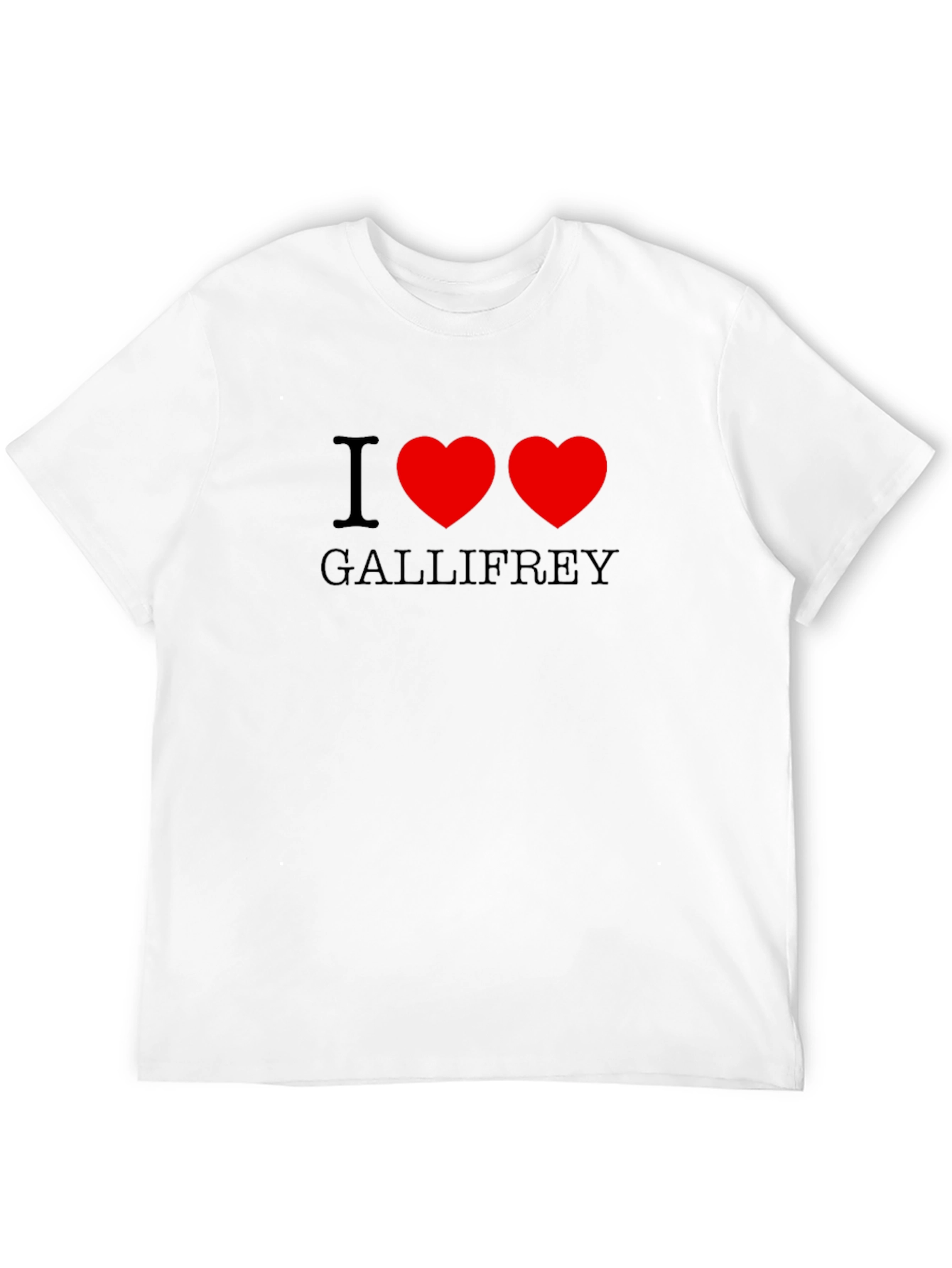 I Heart Gallifrey Black T-Shirt