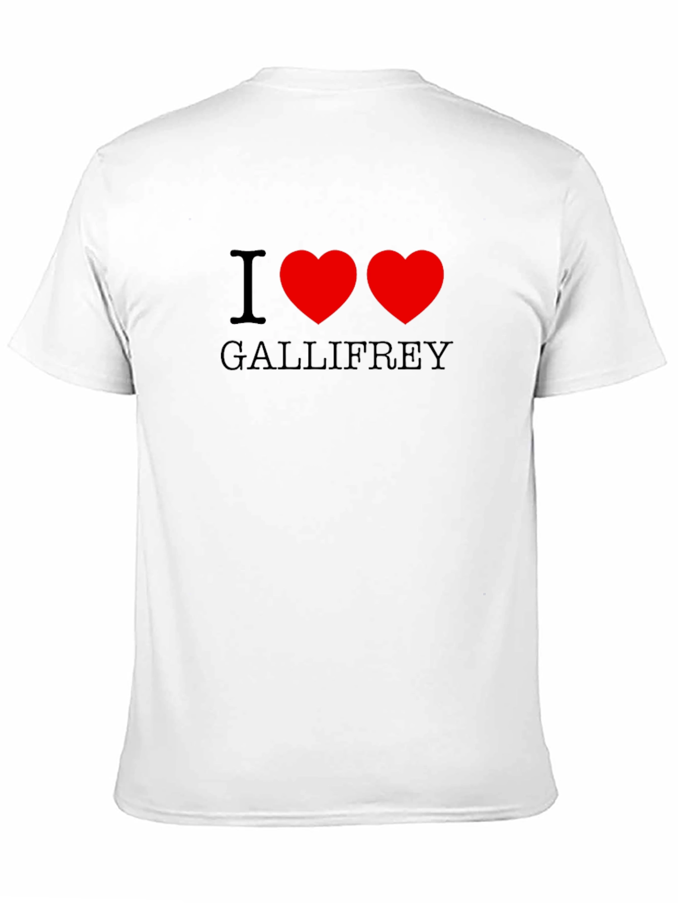I Heart Gallifrey Black T-Shirt