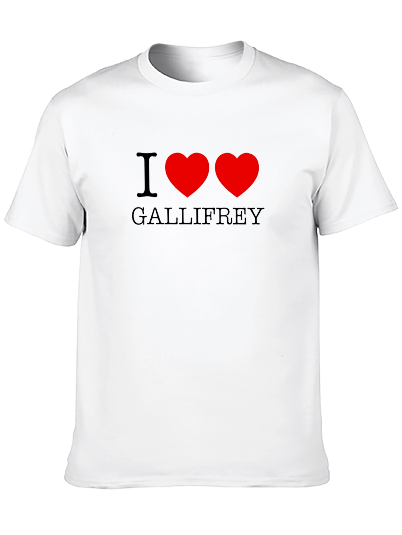 I Heart Gallifrey Black T-Shirt