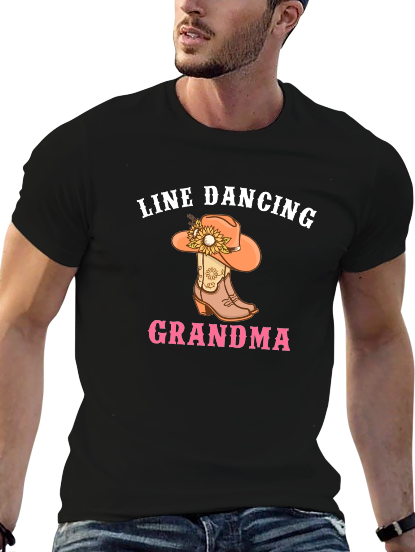 Line Dancing Grandma Graphic Tee