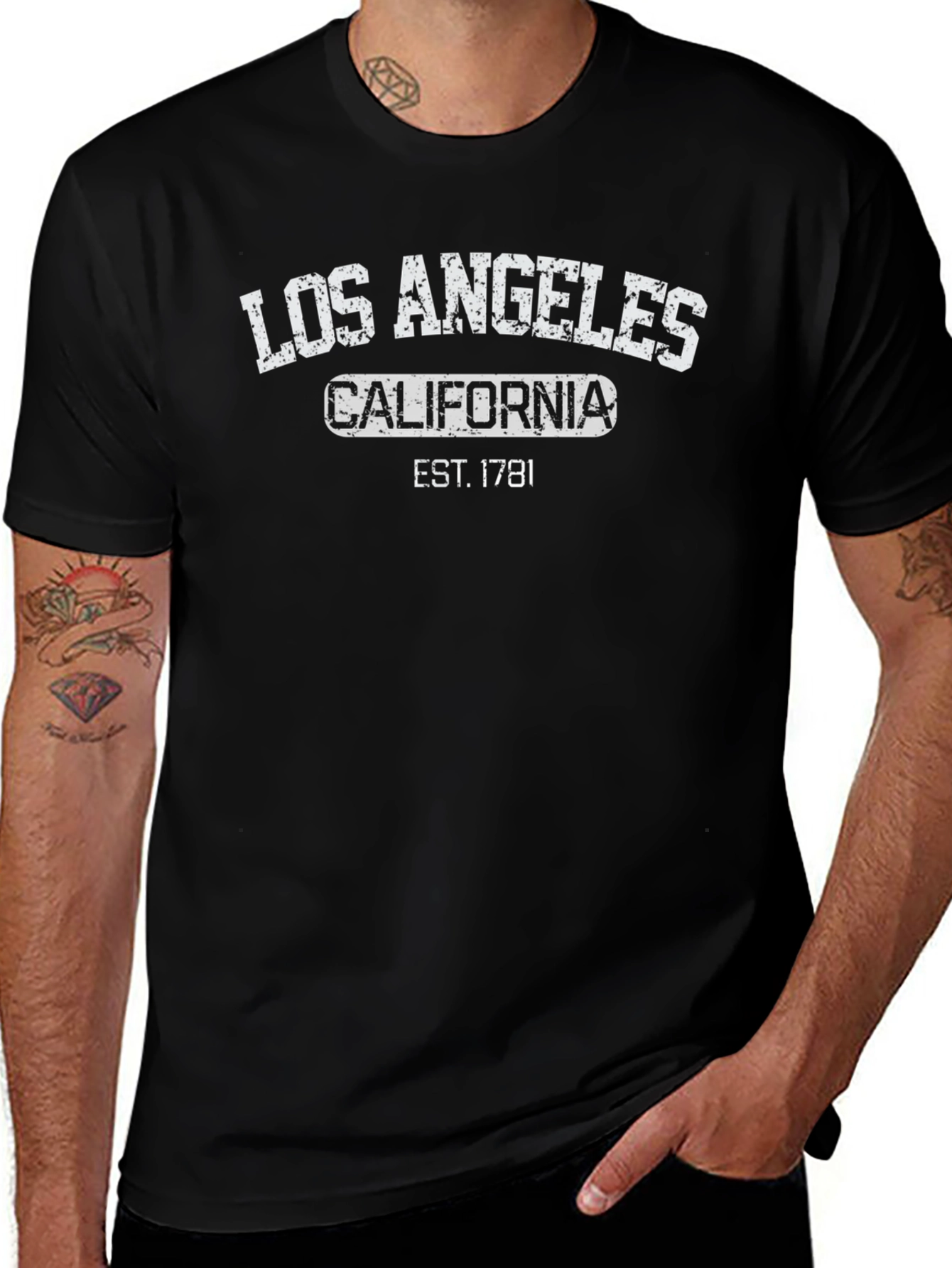 Los Angeles California Est. 1781 Graphic T-Shirt