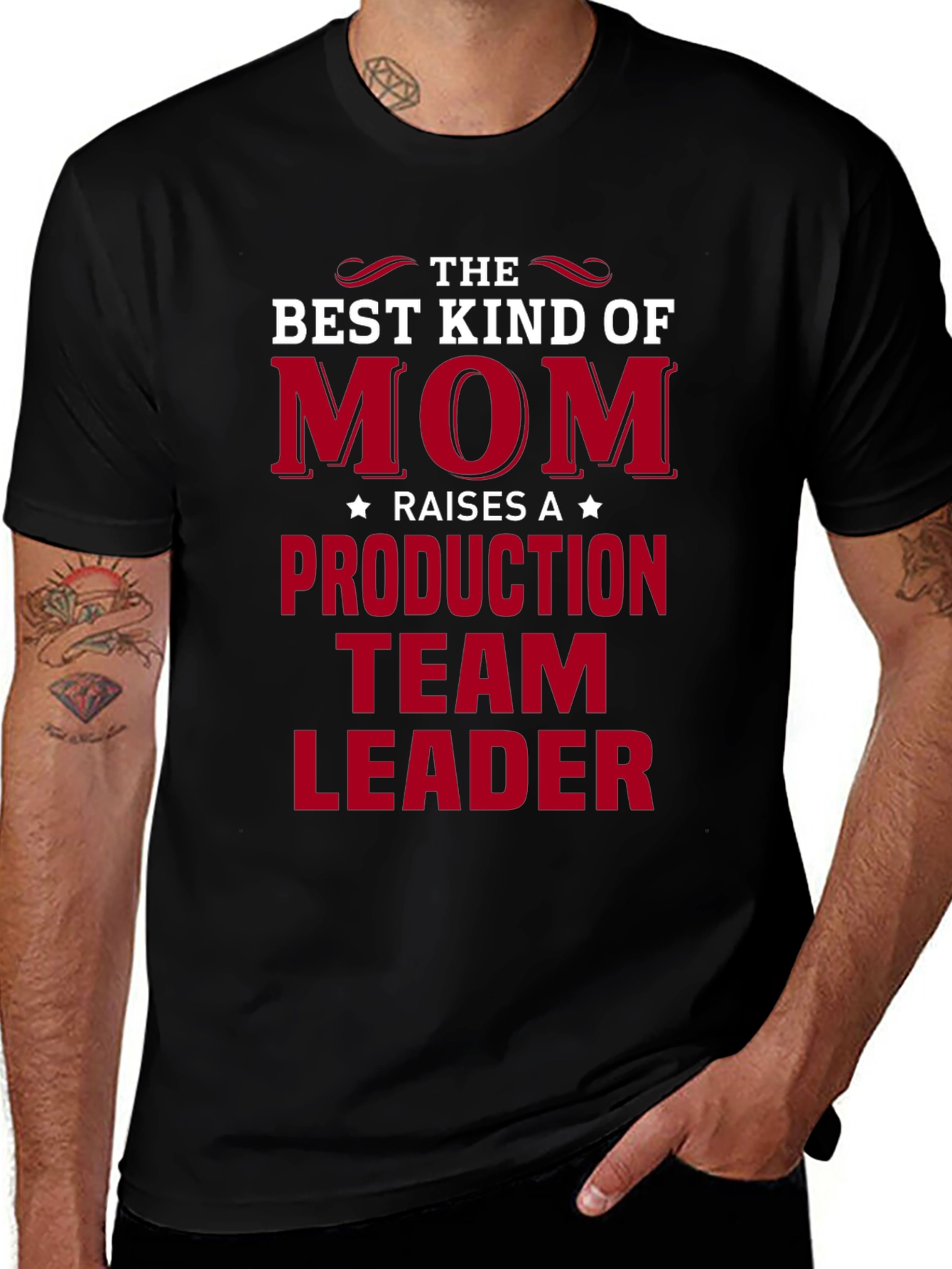 Production Team Leader Mom Graphic Tee