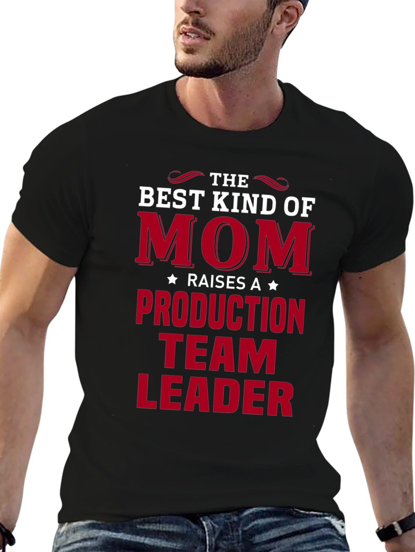 Production Team Leader Mom Graphic Tee