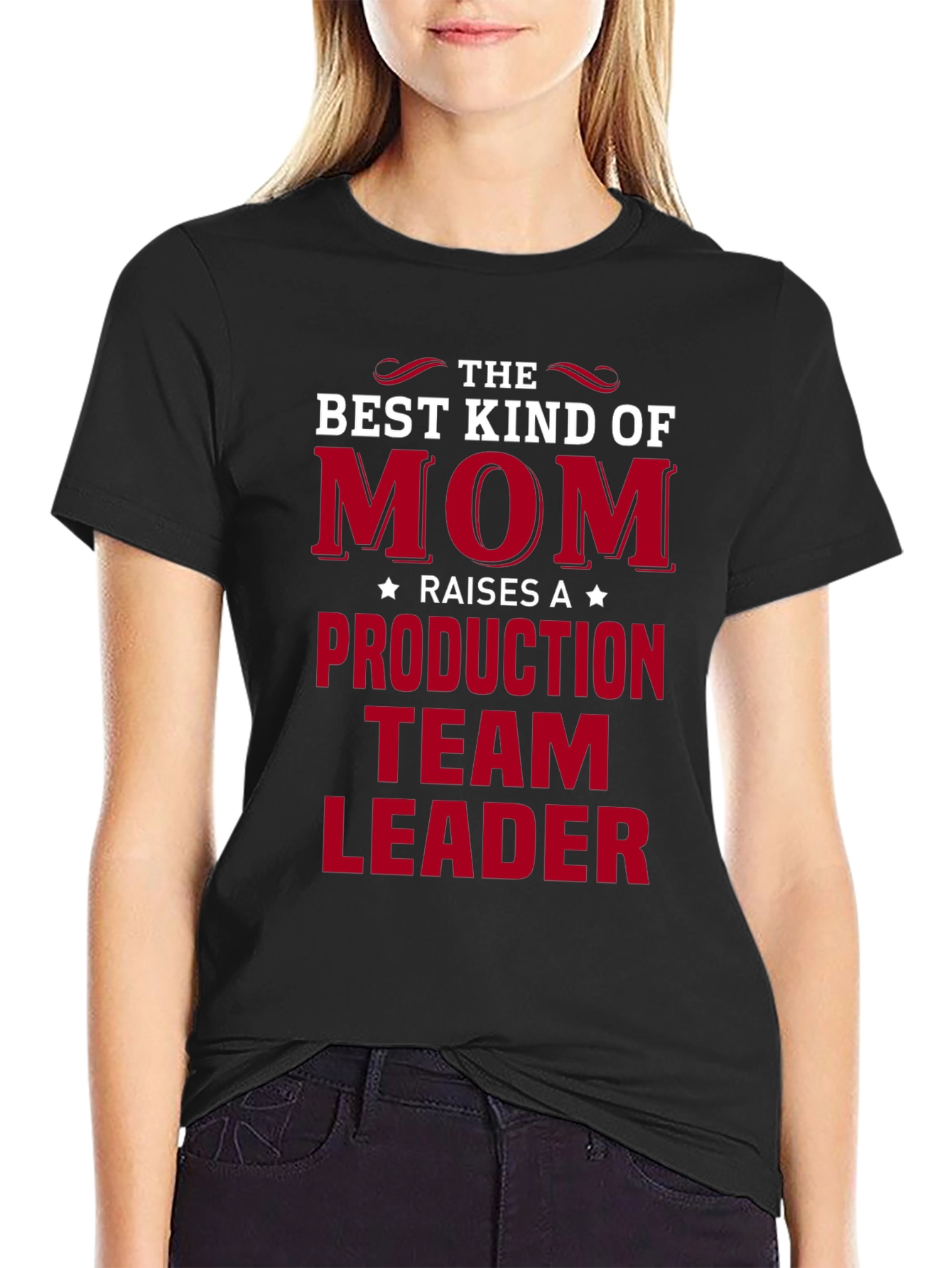 Production Team Leader Mom Graphic Tee