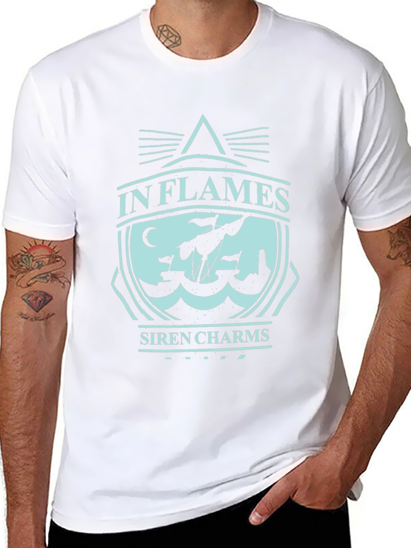 In Flames Siren Charms Black T-Shirt - Band Merch