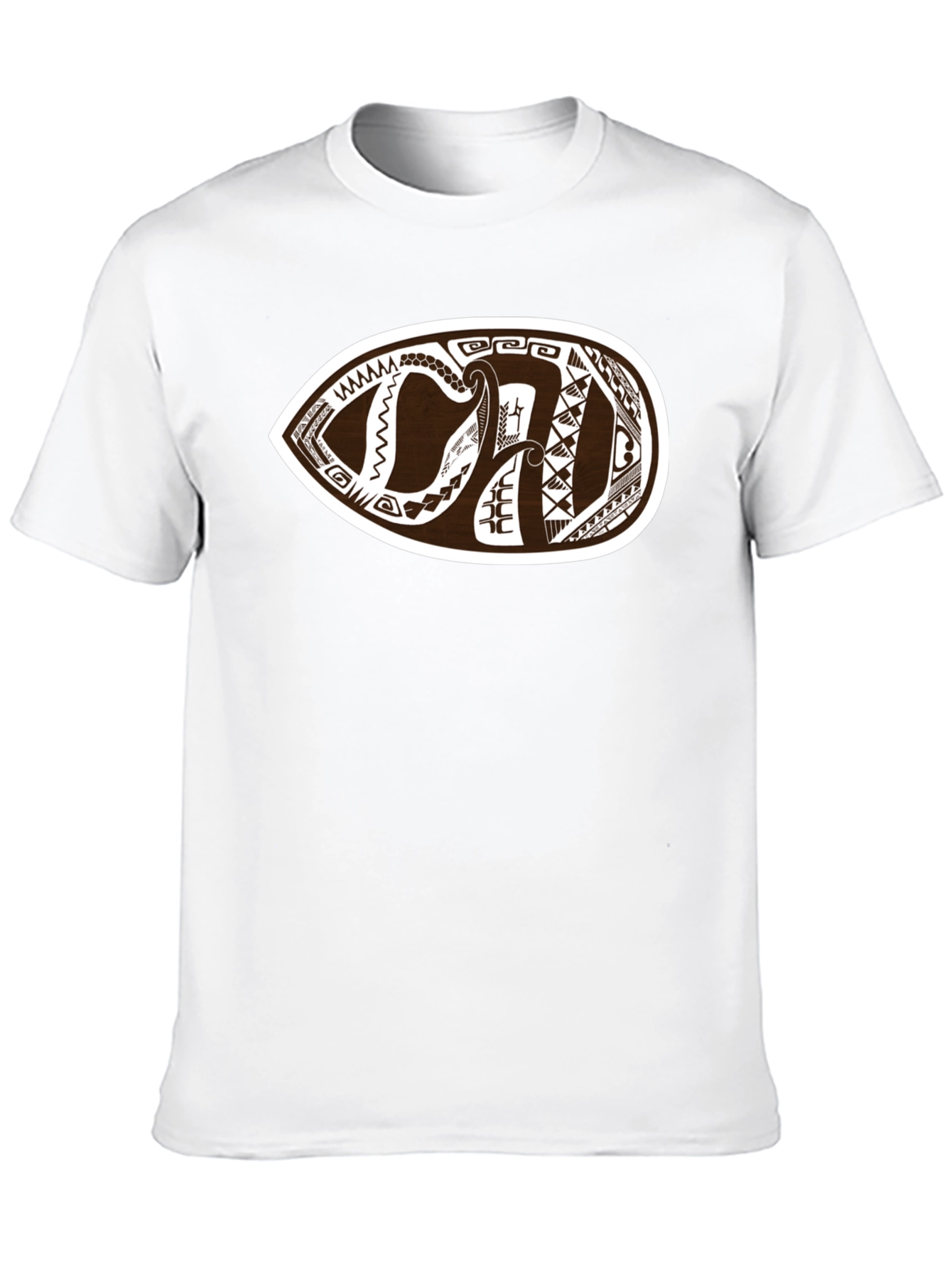Tribal Tattoo Graphic Black T-Shirt