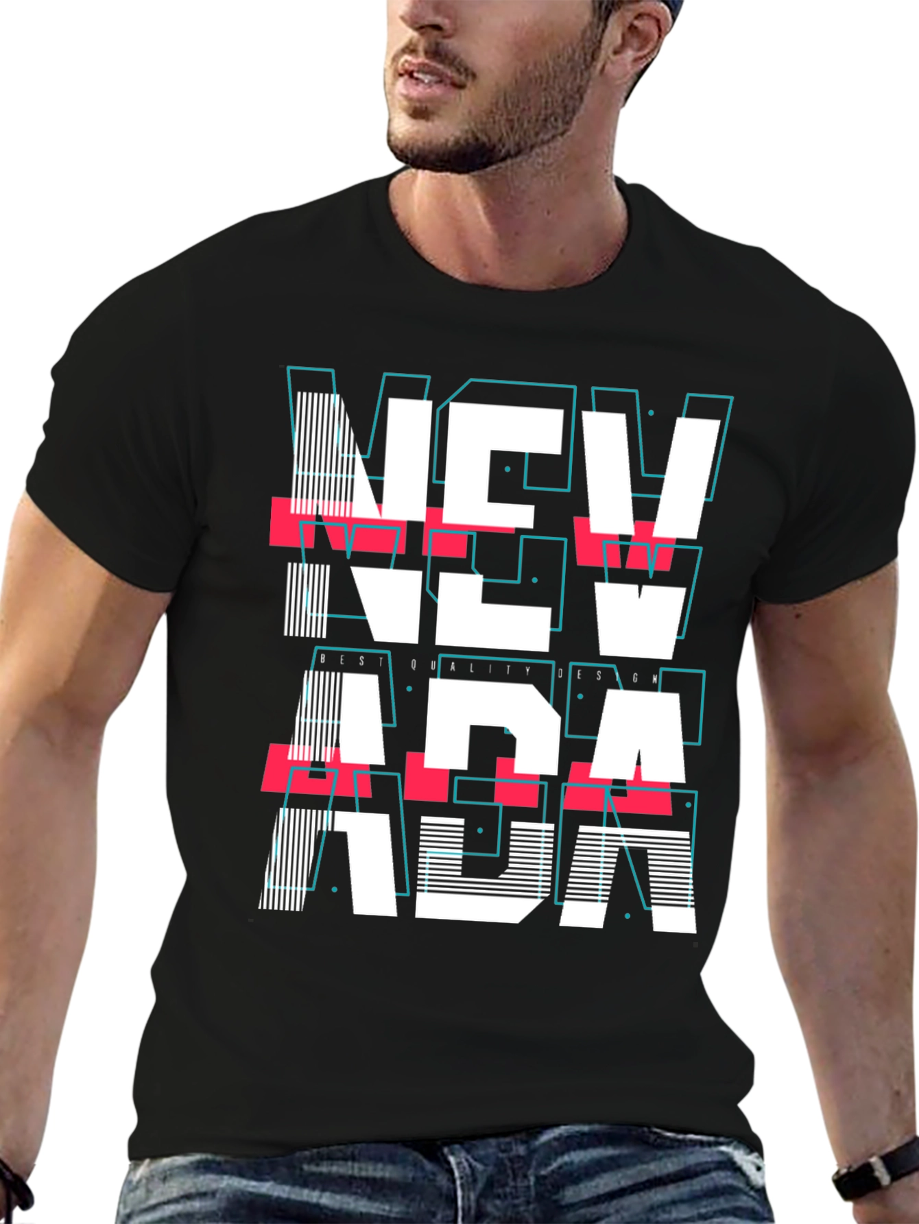 Retro Nevada Graphic T-Shirt Cool City Design