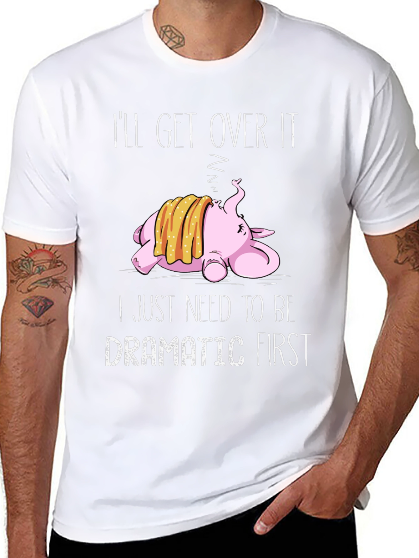 Dramatic First T-Shirt - Unisex Funny Tee