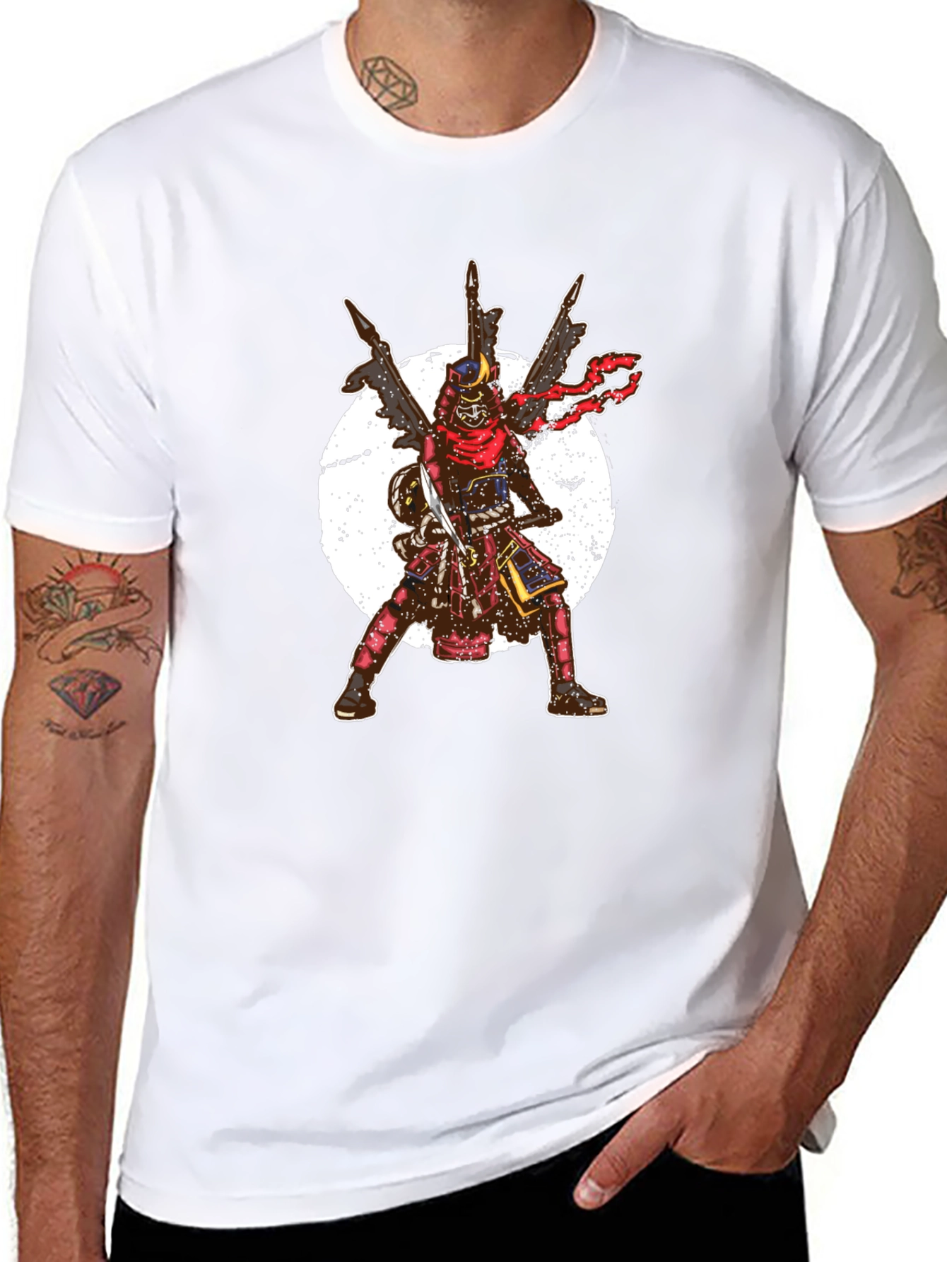 Samurai Graphic Tee - Cool Warrior Design