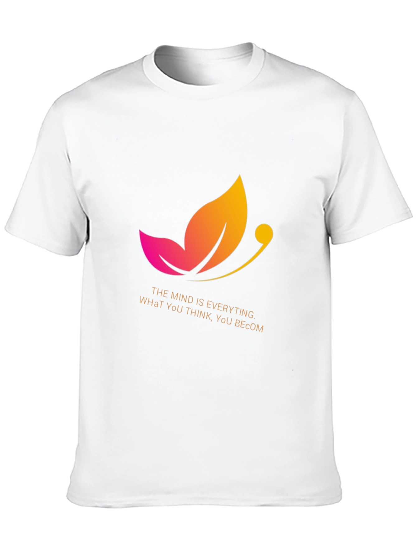 Mindset Graphic Tee: Inspirational Butterfly Design